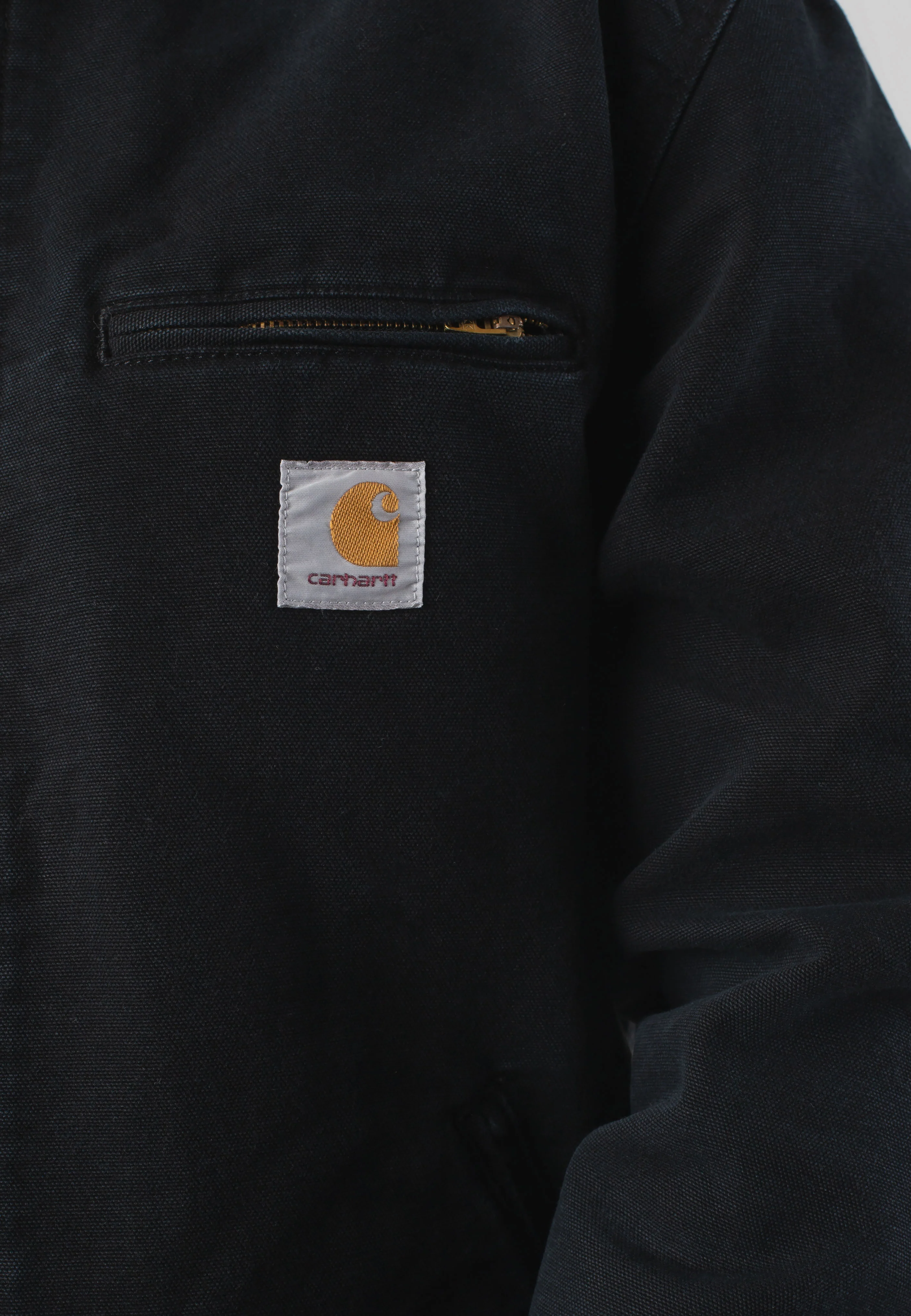 Carhartt WIP - Detroit Stone Canvas Black/Black - Jacket - Image 4