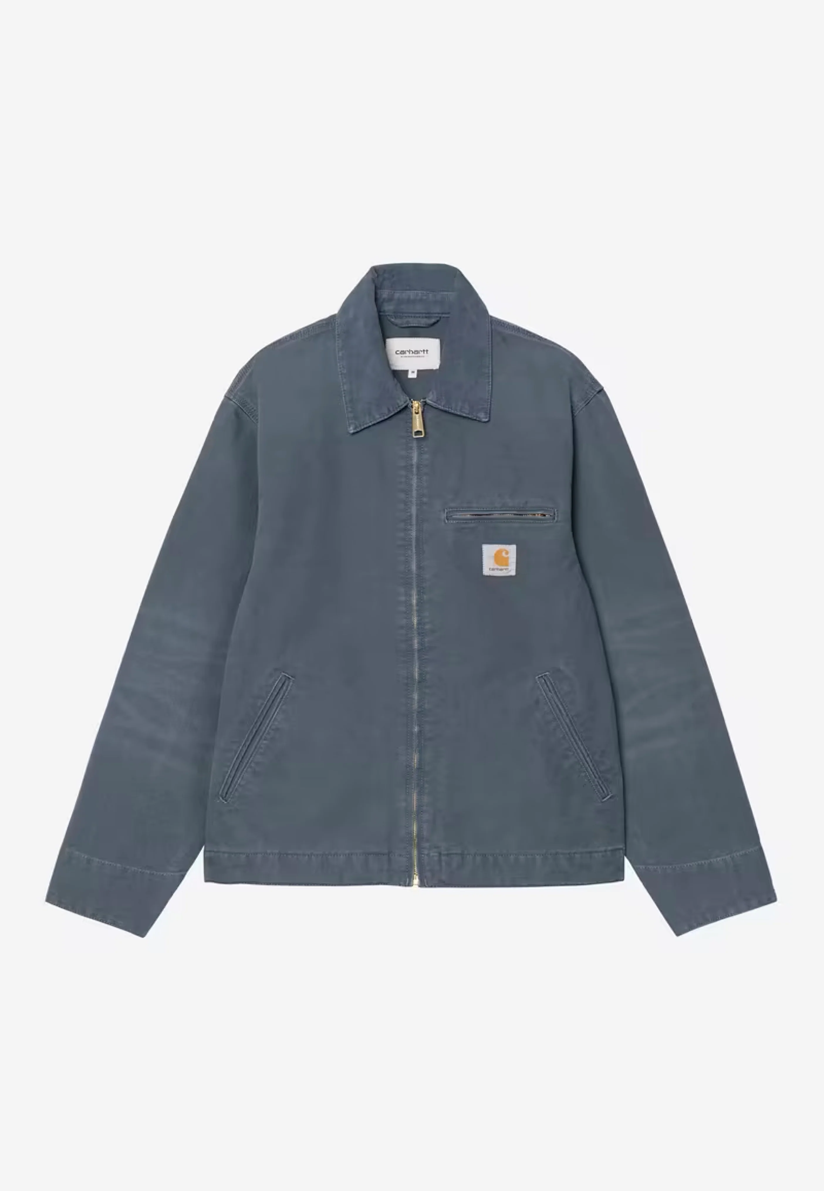 Carhartt WIP - Detroit Stone Canvas Dusky Blue/Dusky Blue - Jacket - Image 8