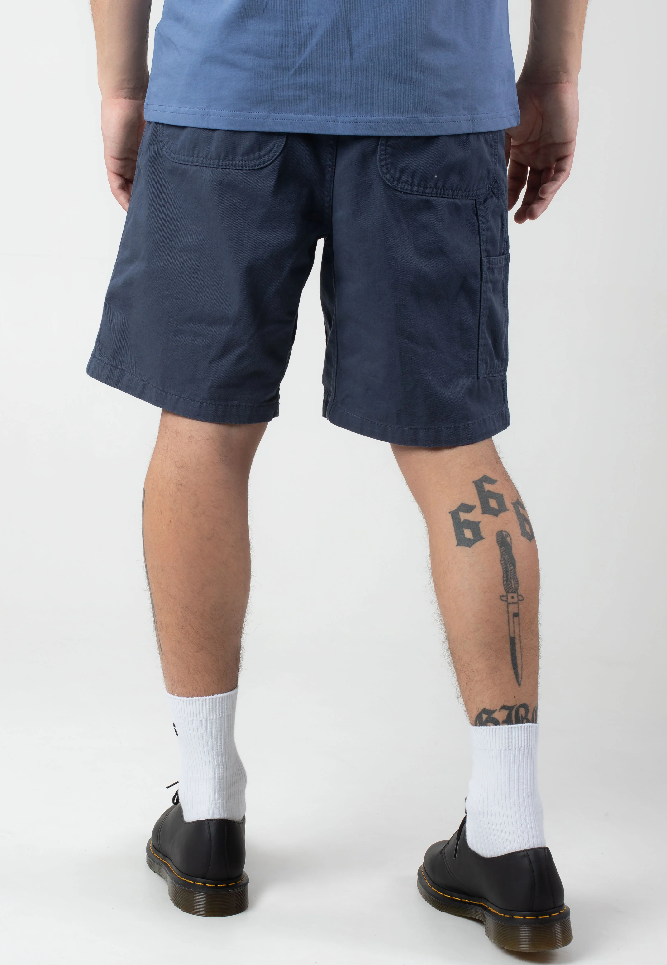Carhartt WIP - Flint Garment Dyed Dusky Blue - Shorts - Image 4