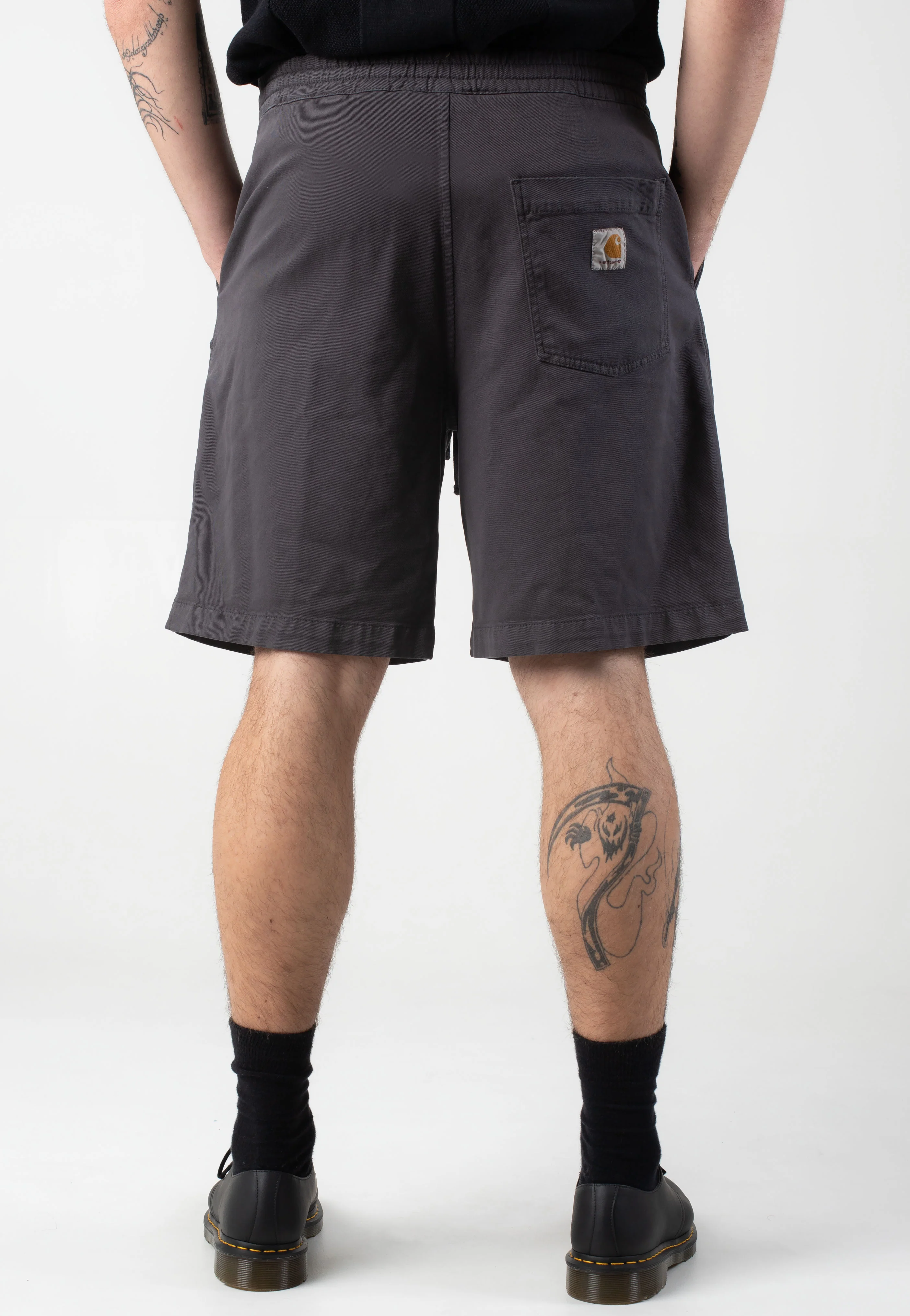 Carhartt WIP - Floyde Garment Dyed Graphite - Shorts - Image 3