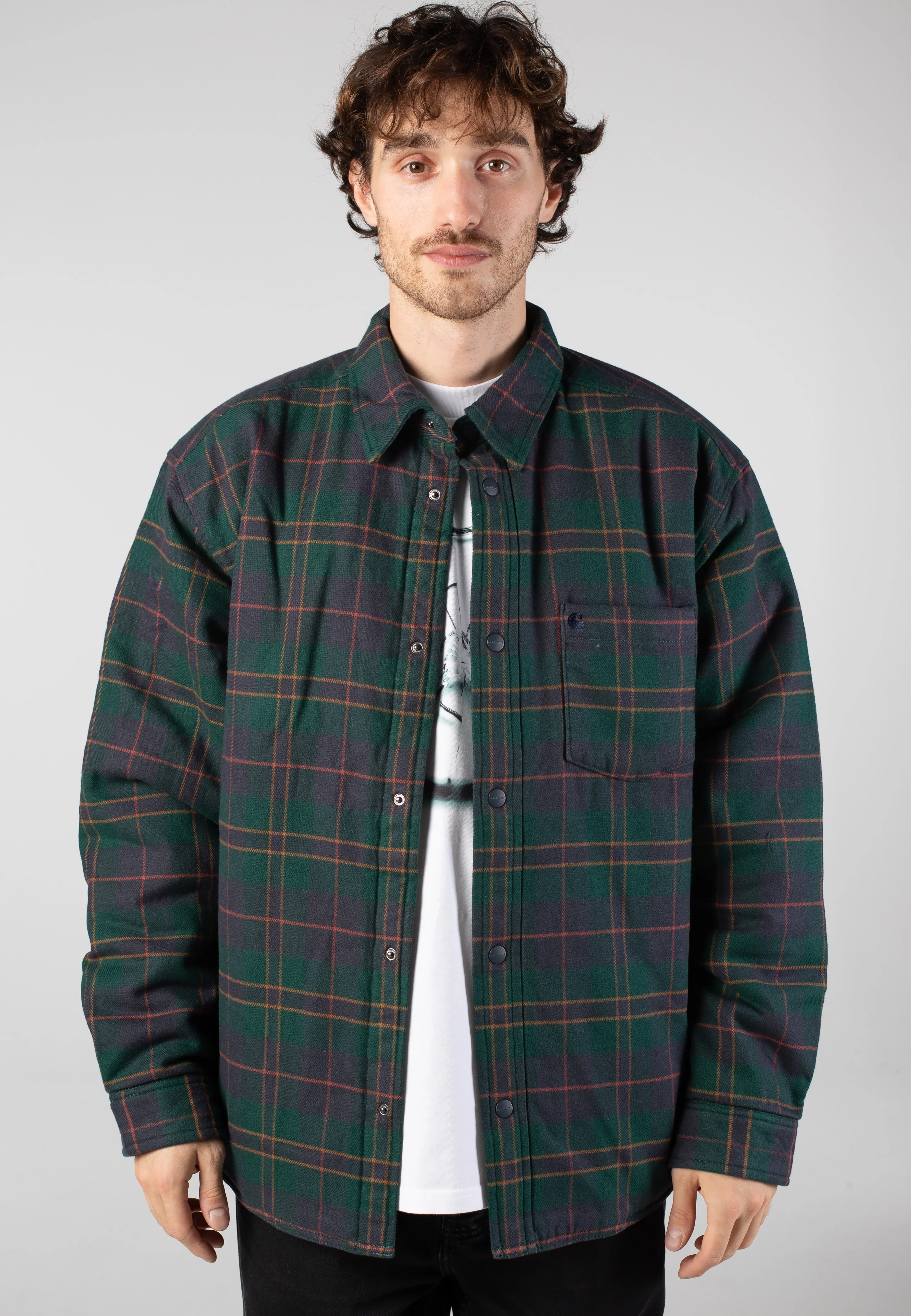 Carhartt WIP - Gargan Check Dark Fir - Jacket - Image 2