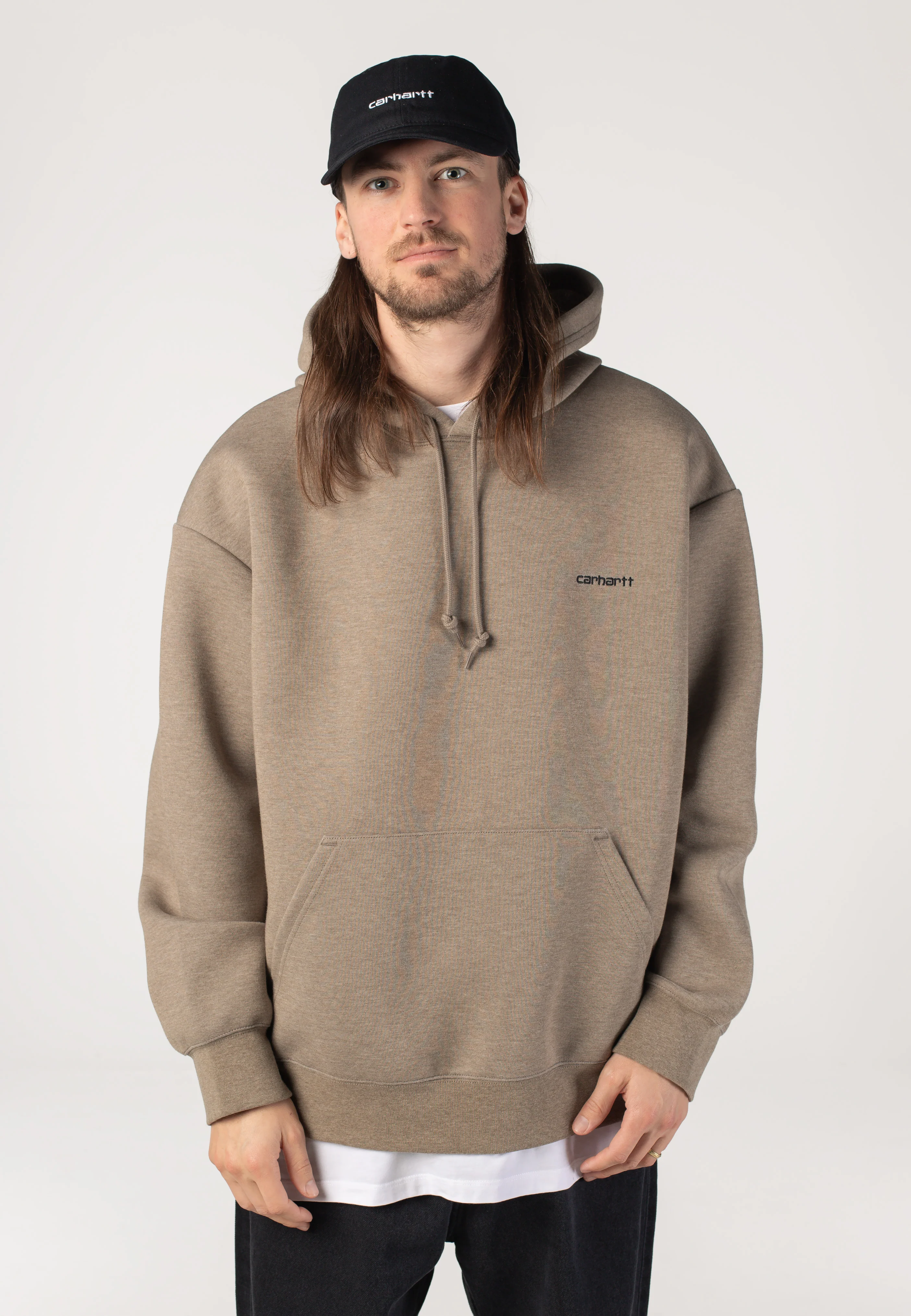 Carhartt WIP - Hooded Alda Brass/Black - Hoodie - Image 6