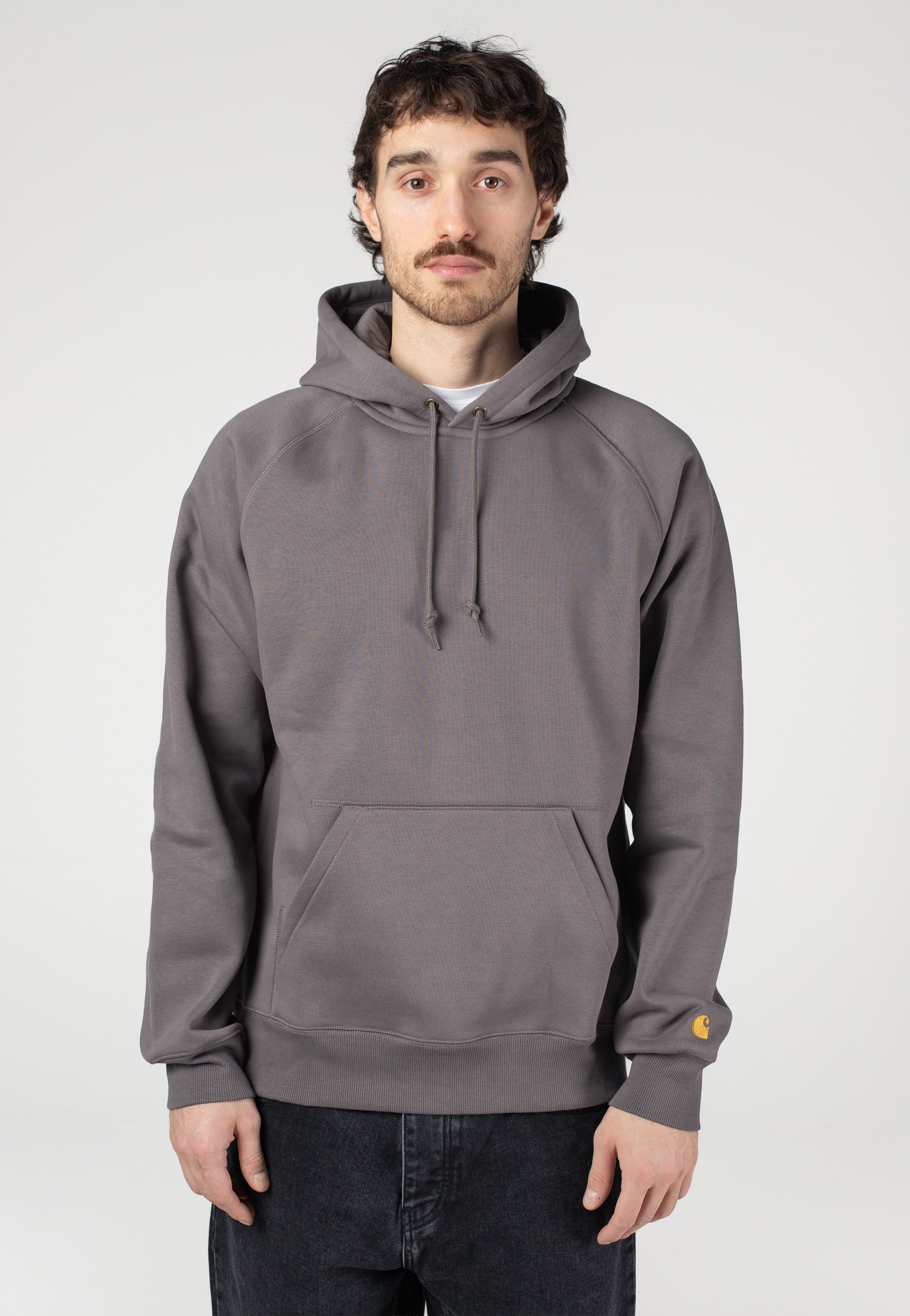 Carhartt WIP - Hooded Chase Porphyry/Gold - Hoodie