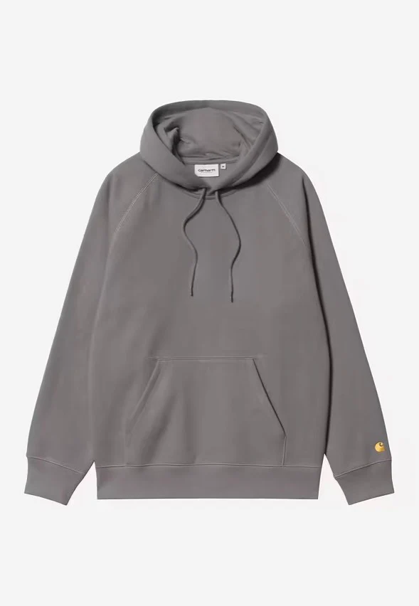 Carhartt WIP - Hooded Chase Porphyry/Gold - Hoodie - Image 10