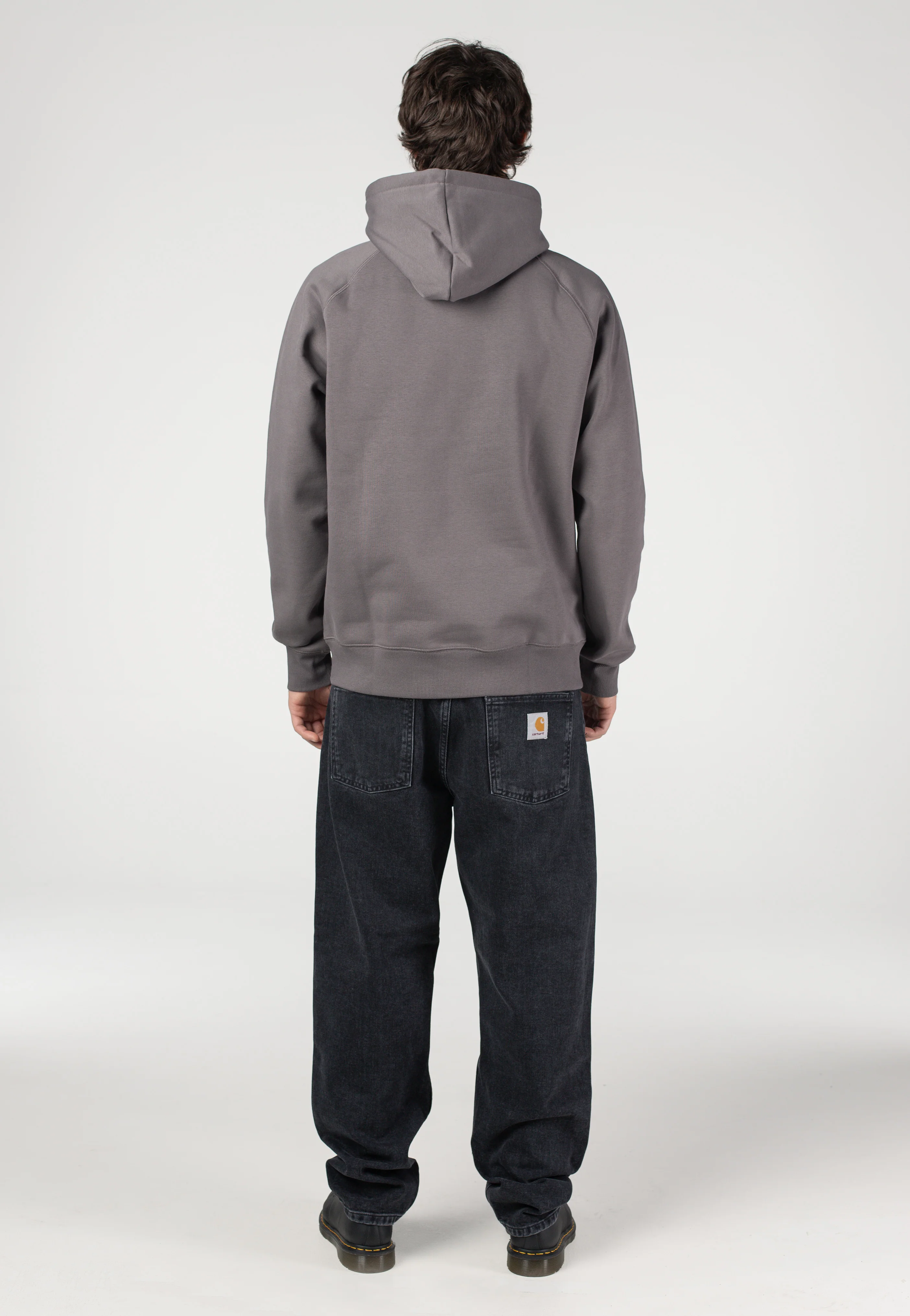 Carhartt WIP - Hooded Chase Porphyry/Gold - Hoodie - Image 8