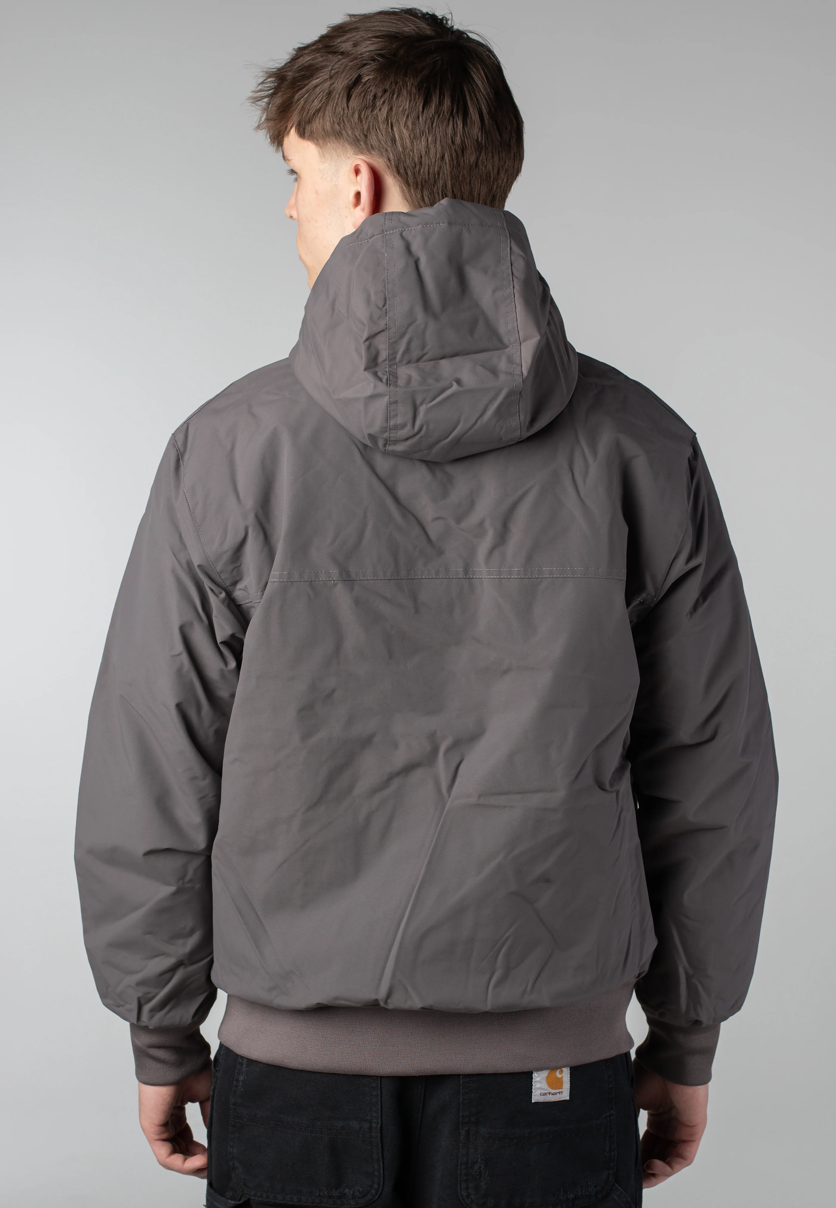 Carhartt WIP - Hooded Sail Porphyry/Black - Jacket - Image 3