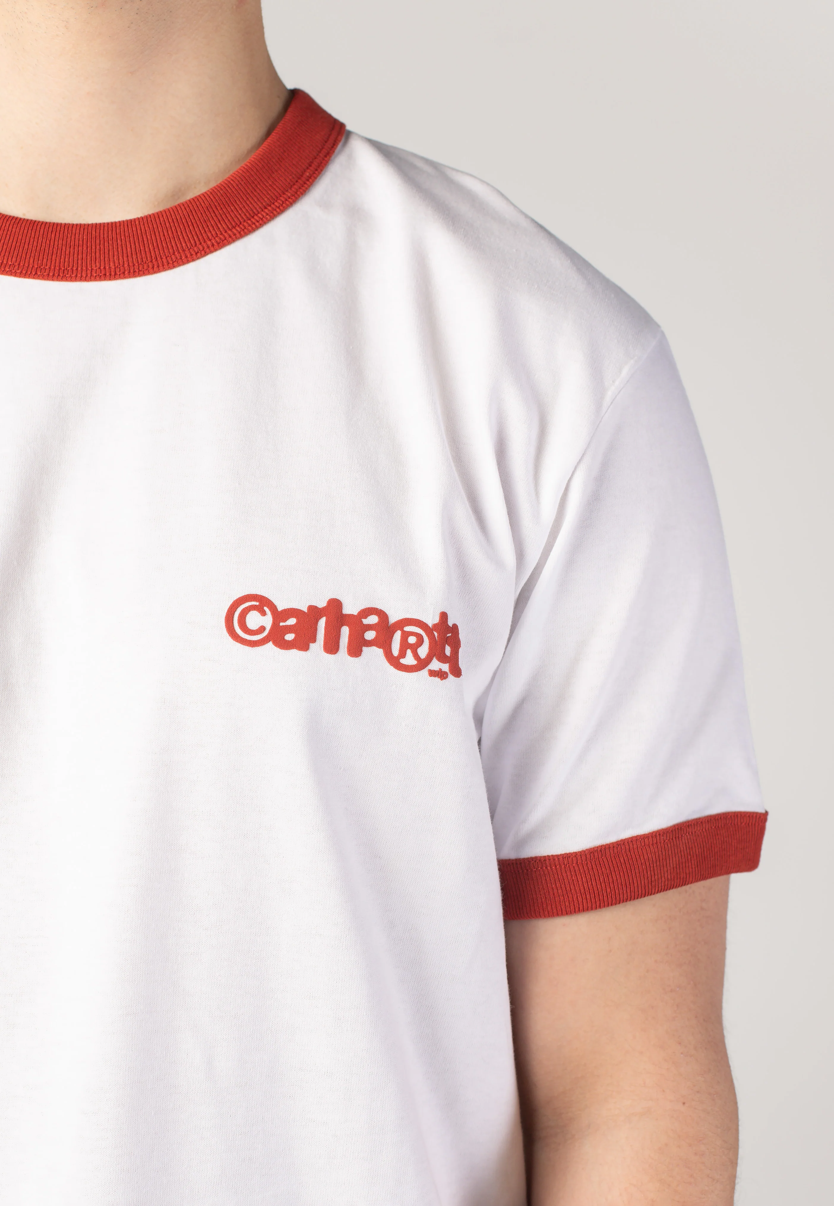 Carhartt WIP - IP Ringer White/Red/Red - T-Shirt - Image 3