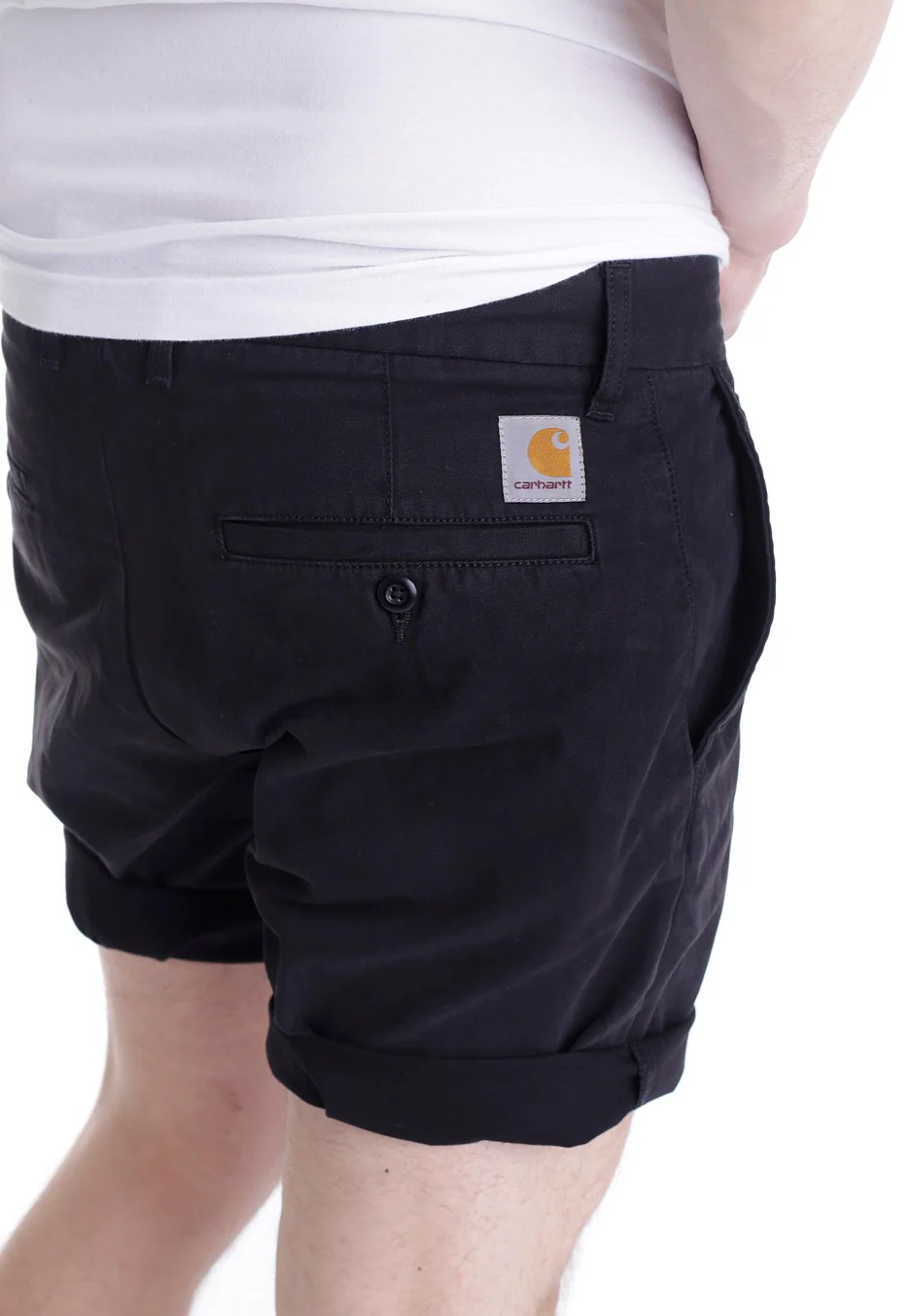 Carhartt WIP - Johnson Midvale Twill Black Garment Dyed - Shorts - Image 6