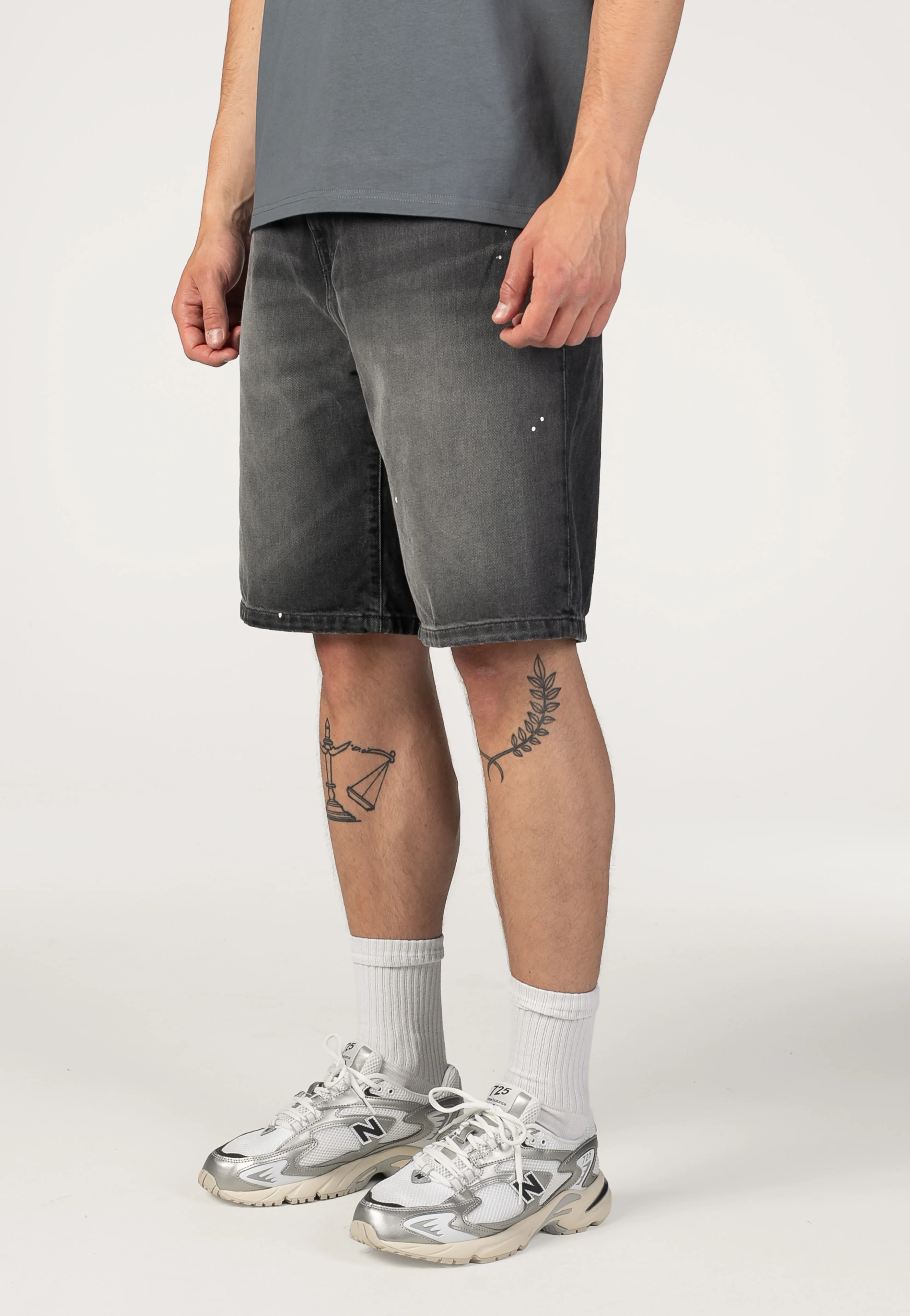 Landon Destroy Wash Black - Shorts - Image 7