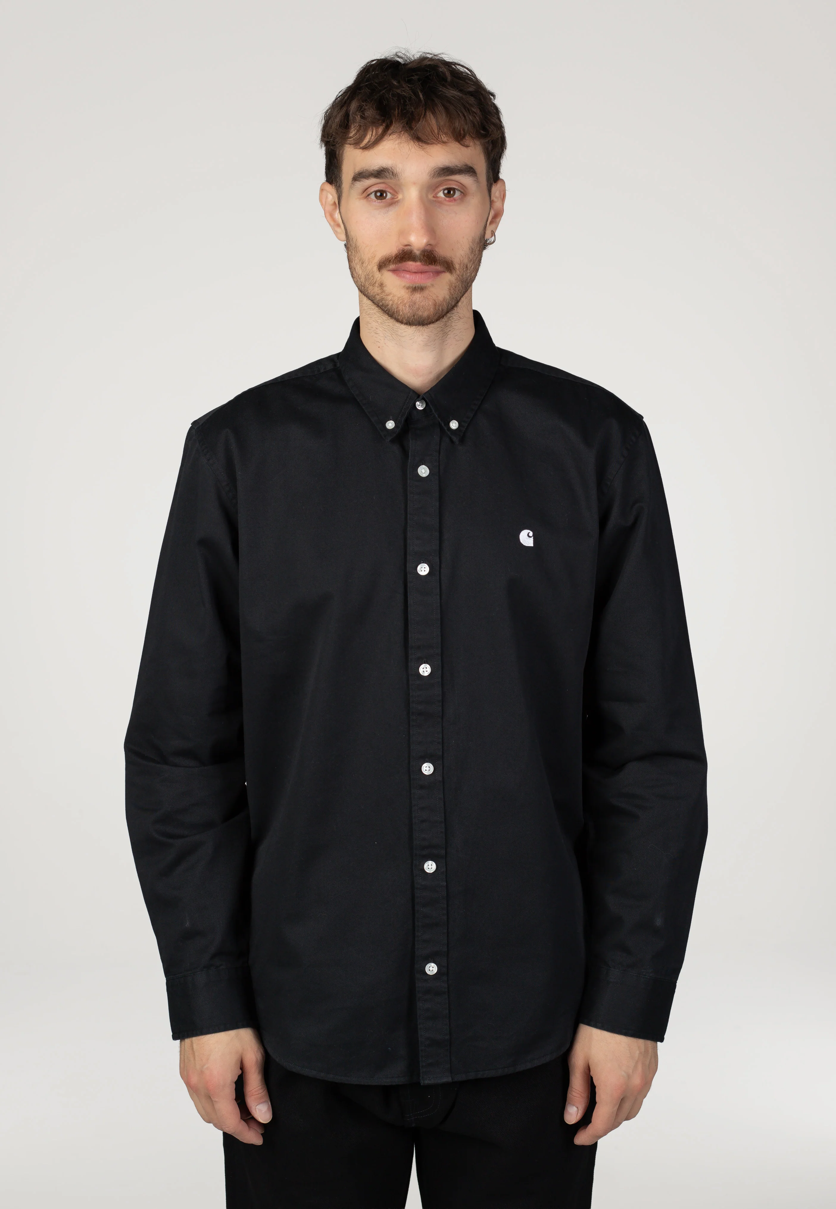 Carhartt WIP - Madison Black/White - Shirt - Image 6