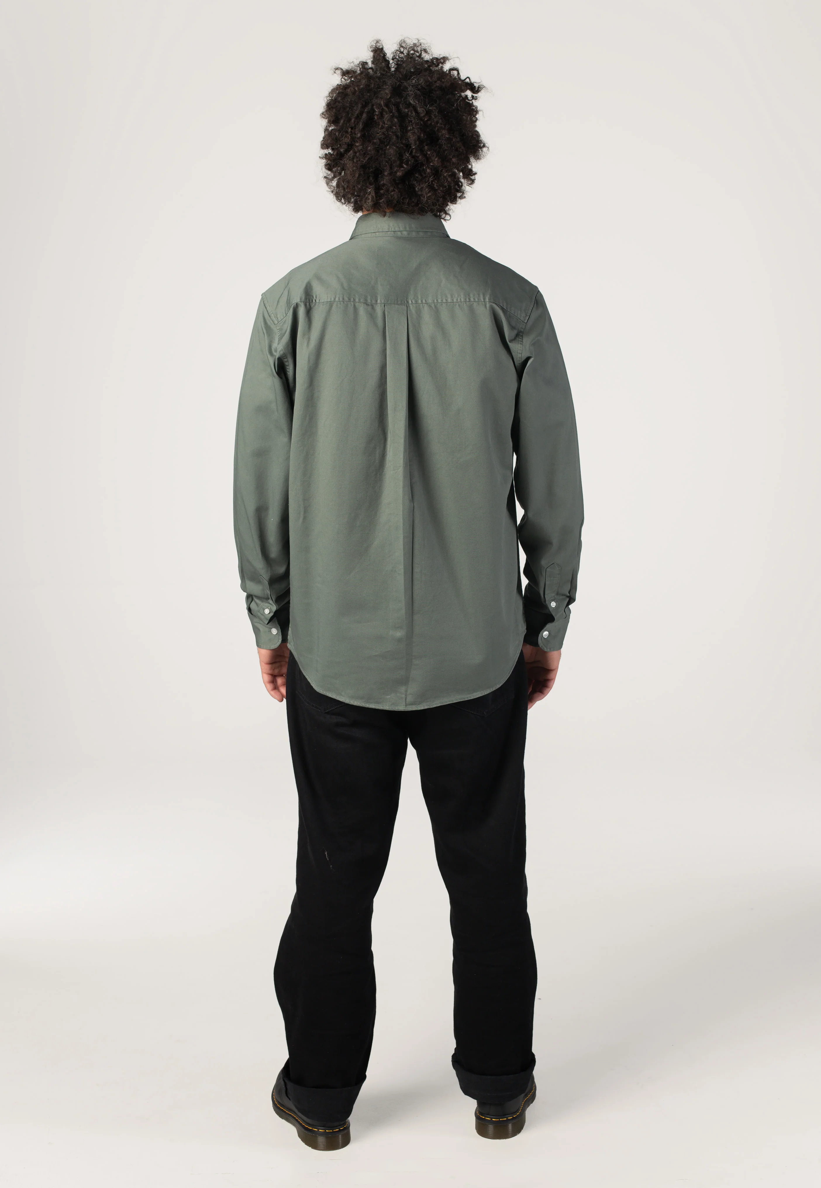 Carhartt WIP - Madison Velvet Green/White - Shirt - Image 4