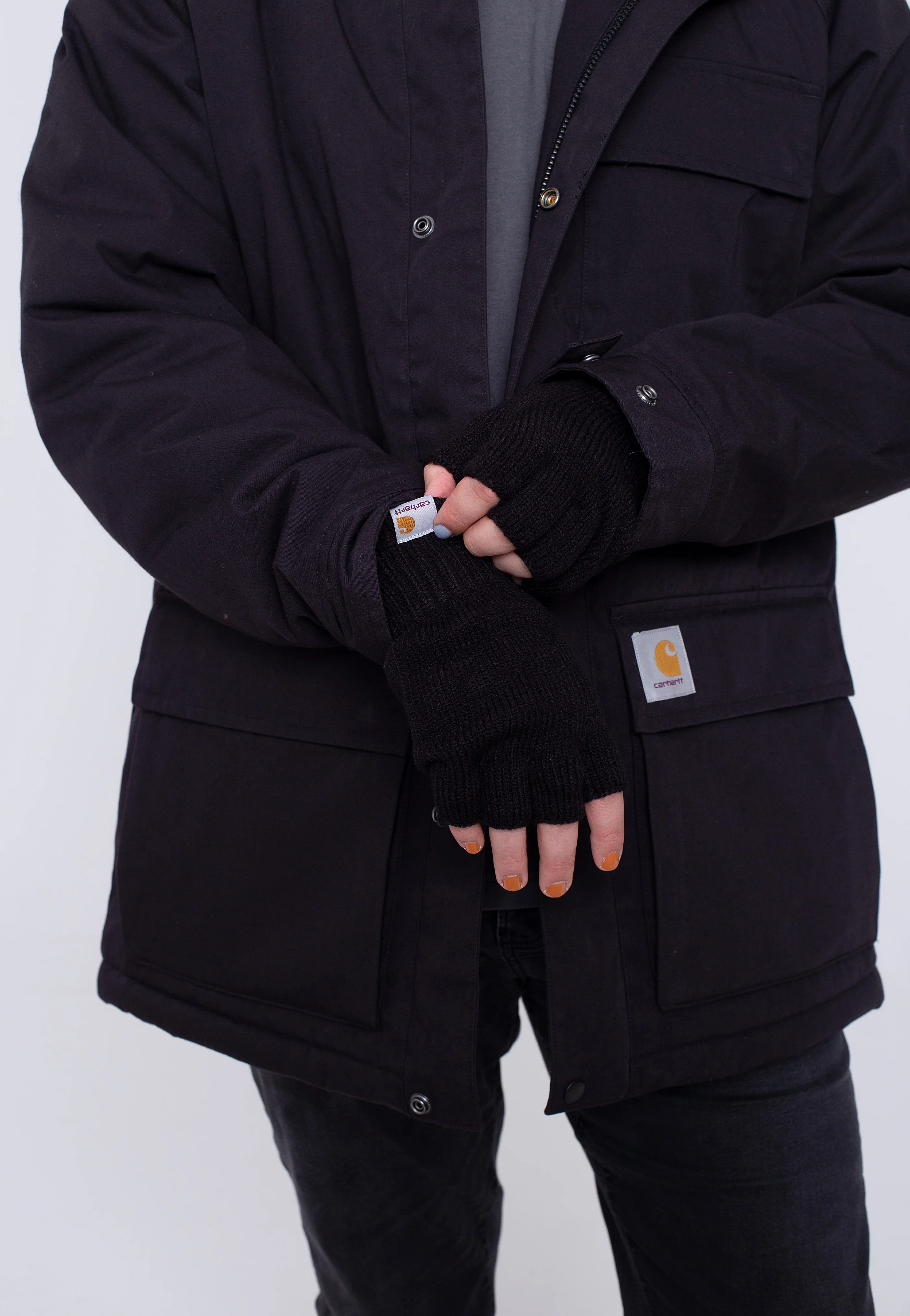 Carhartt WIP - Mitten Black - Gloves - Image 3