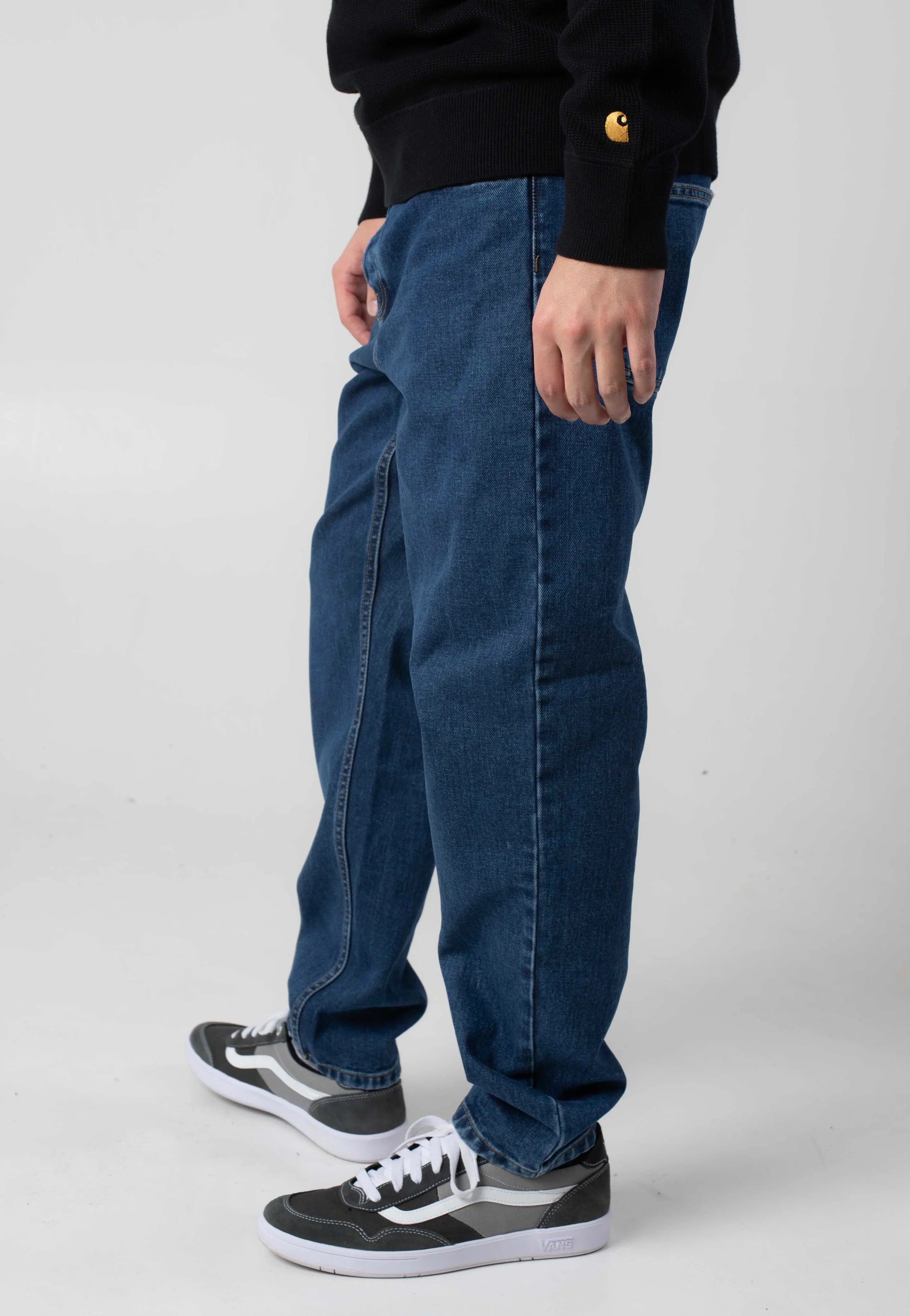 Carhartt WIP - Newel Stone Washed Blue - Pants - Image 5
