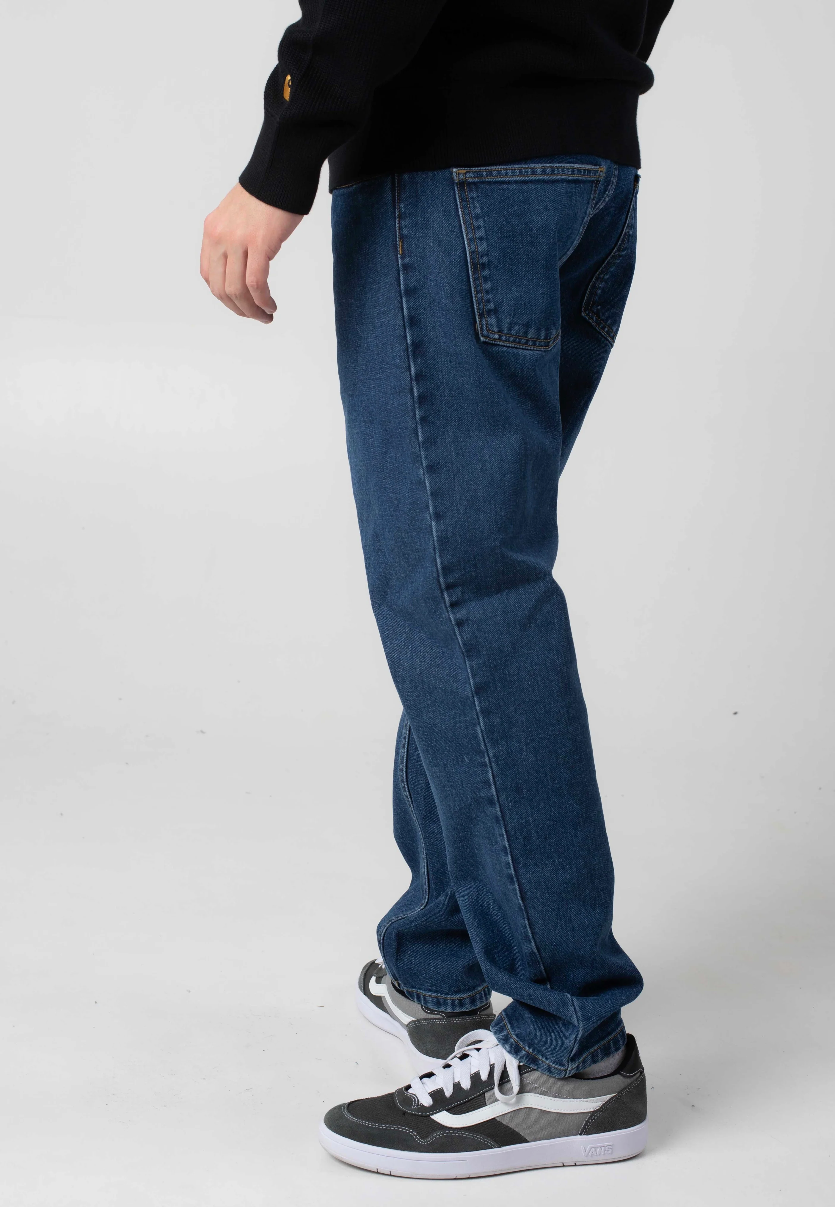 Carhartt WIP - Newel Stone Washed Blue - Pants - Image 6