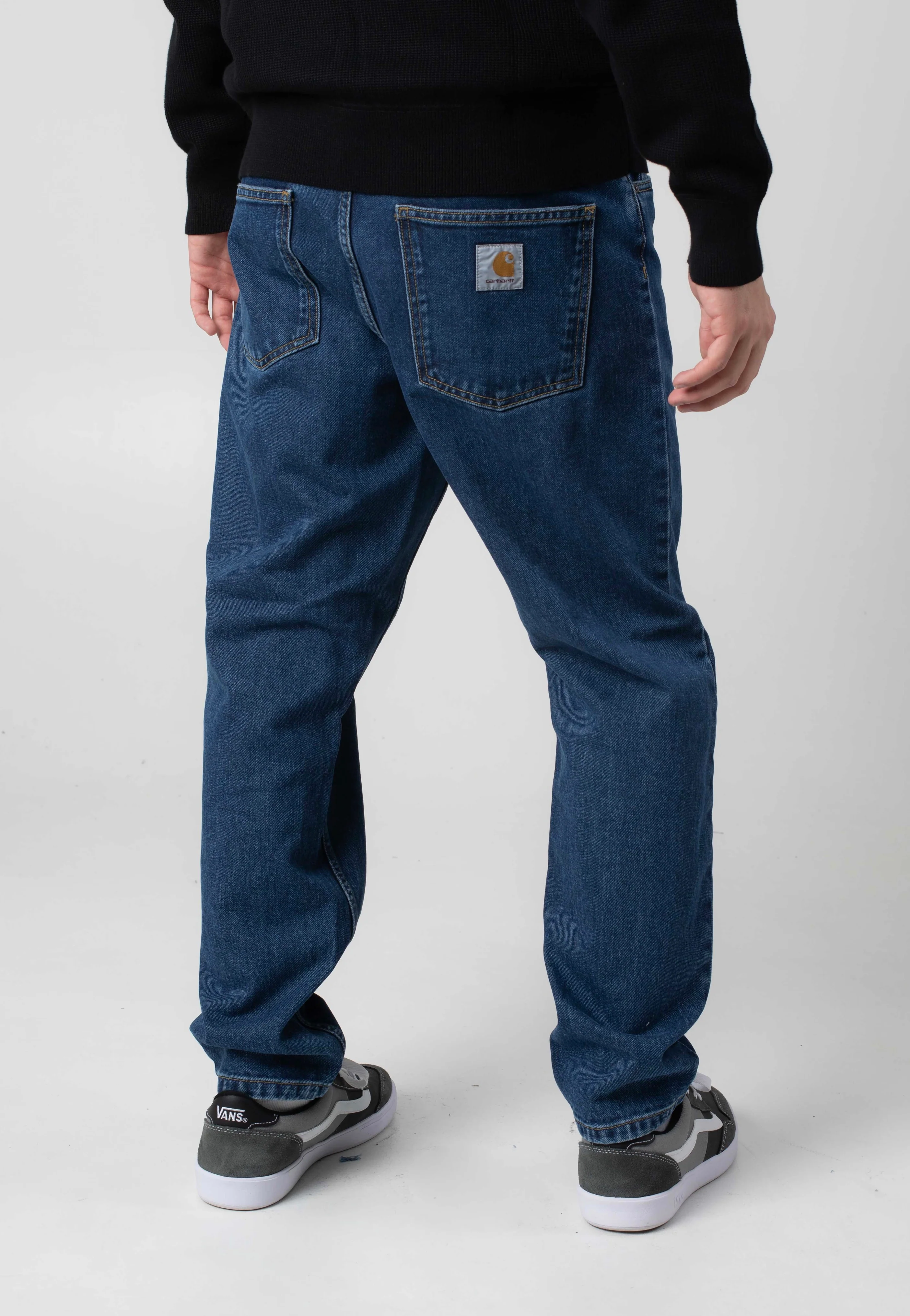 Carhartt WIP - Newel Stone Washed Blue - Pants - Image 8