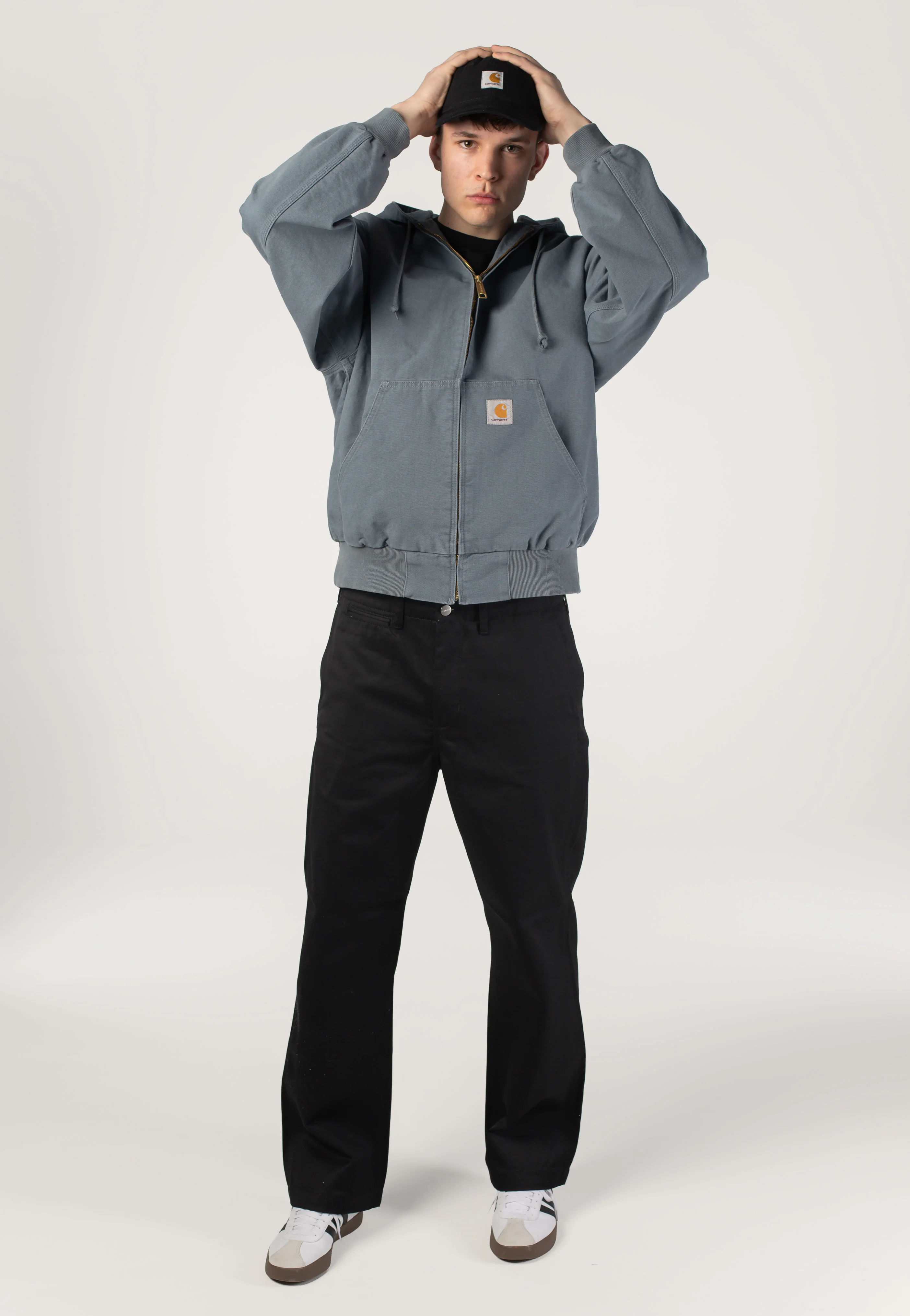 Carhartt WIP - OG Active Stone Canvas Cozy Blue - Jacket - Image 5