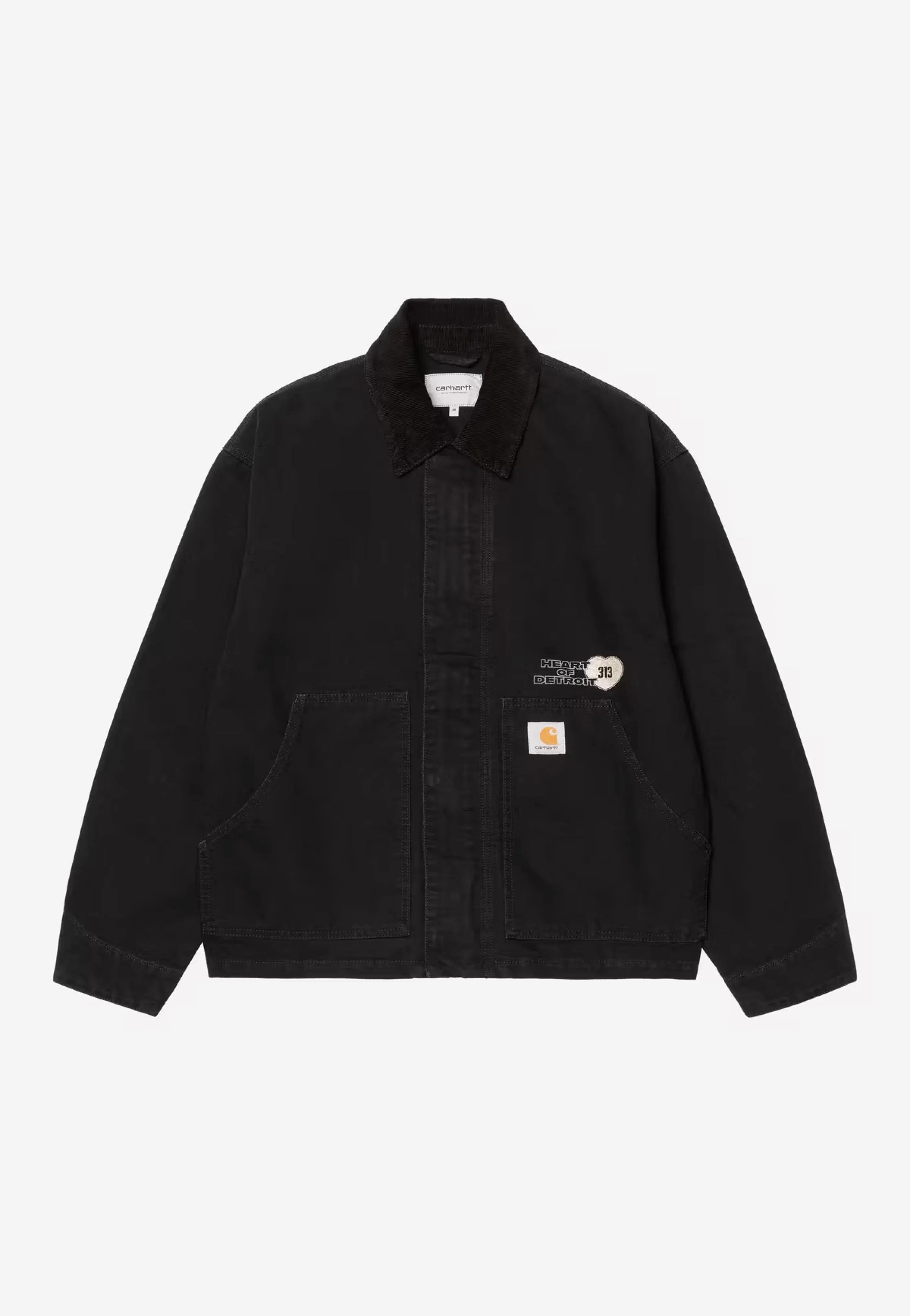 Carhartt WIP - OG Arcan Graphic Canvas Black/Black Heavy Stone Wash - Jacket - Image 7