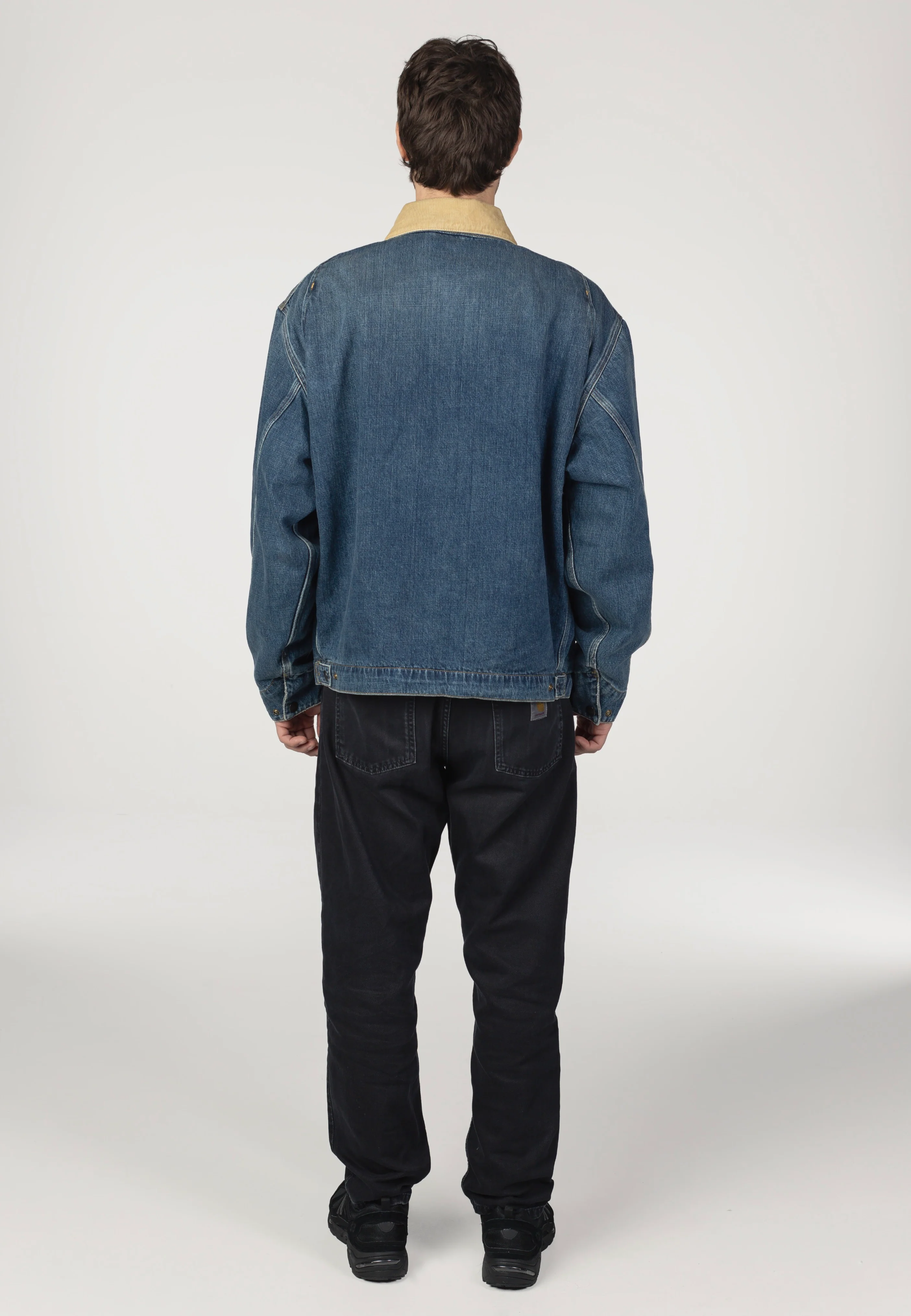 Carhartt WIP - OG Detroit Dark Used Wash Blue/Dusty H Brown - Jacket - Image 16