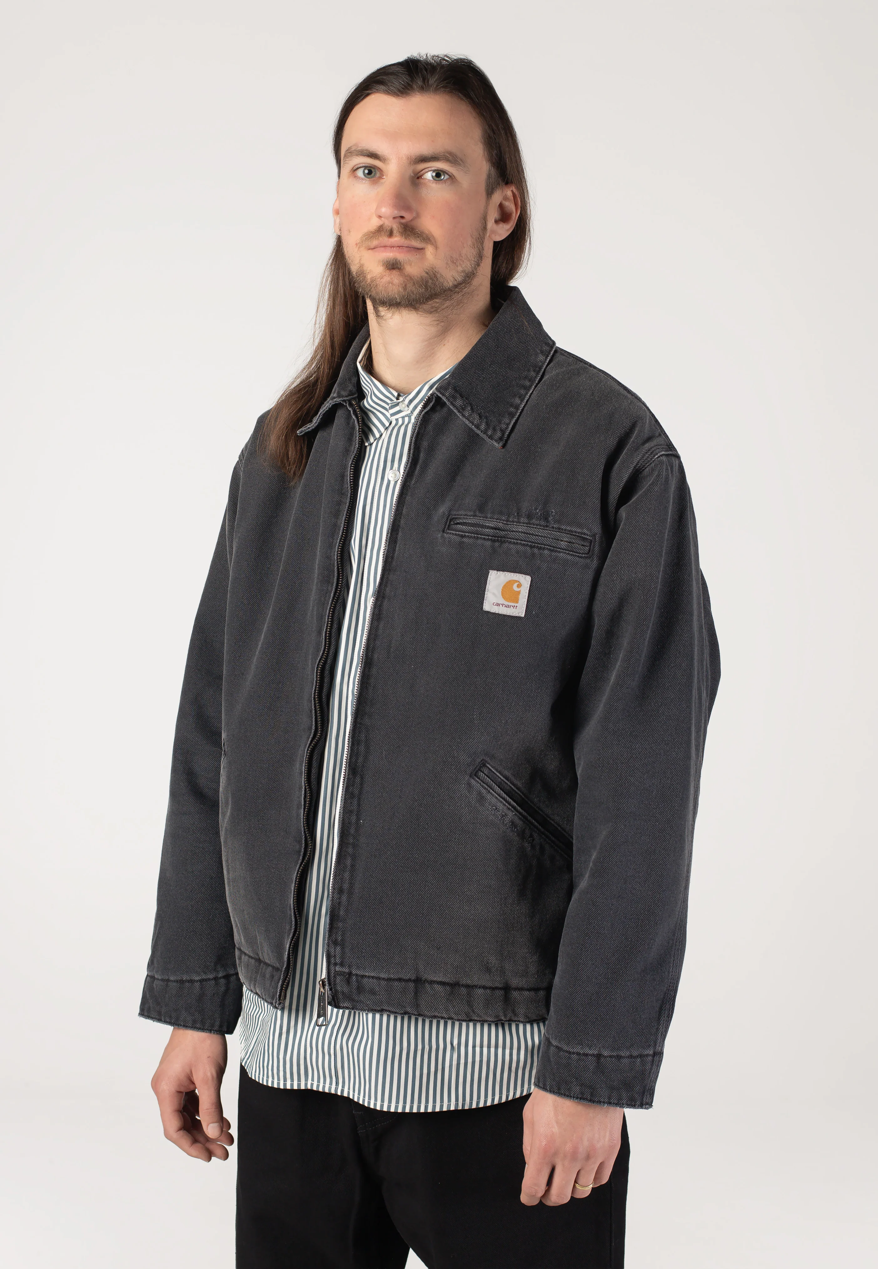 Carhartt WIP - OG Detroit Grind Wash Black - Jacket - Image 14