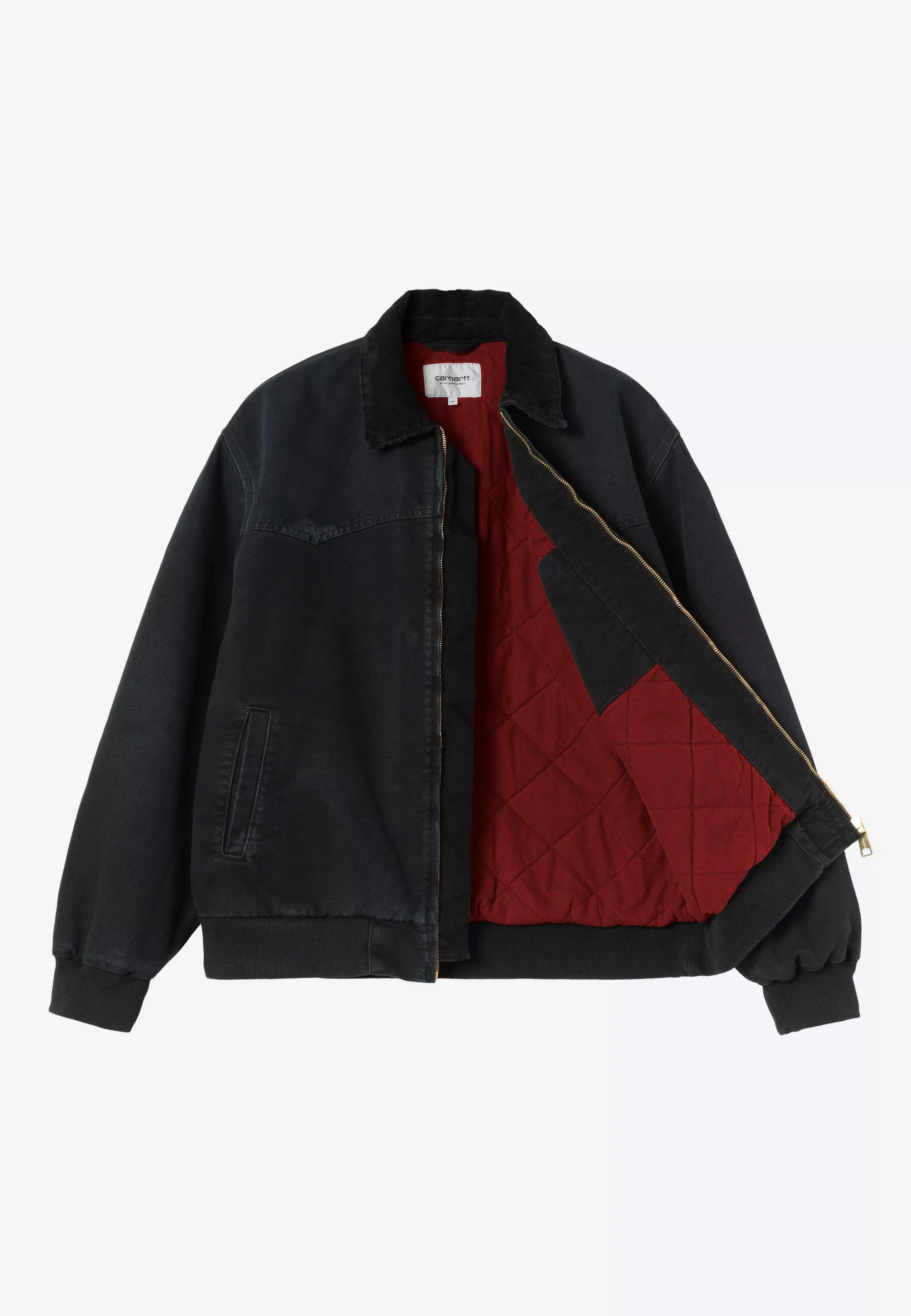 Carhartt WIP - OG Santa Fe Grind Wash Black/Black - Jacket - Image 6