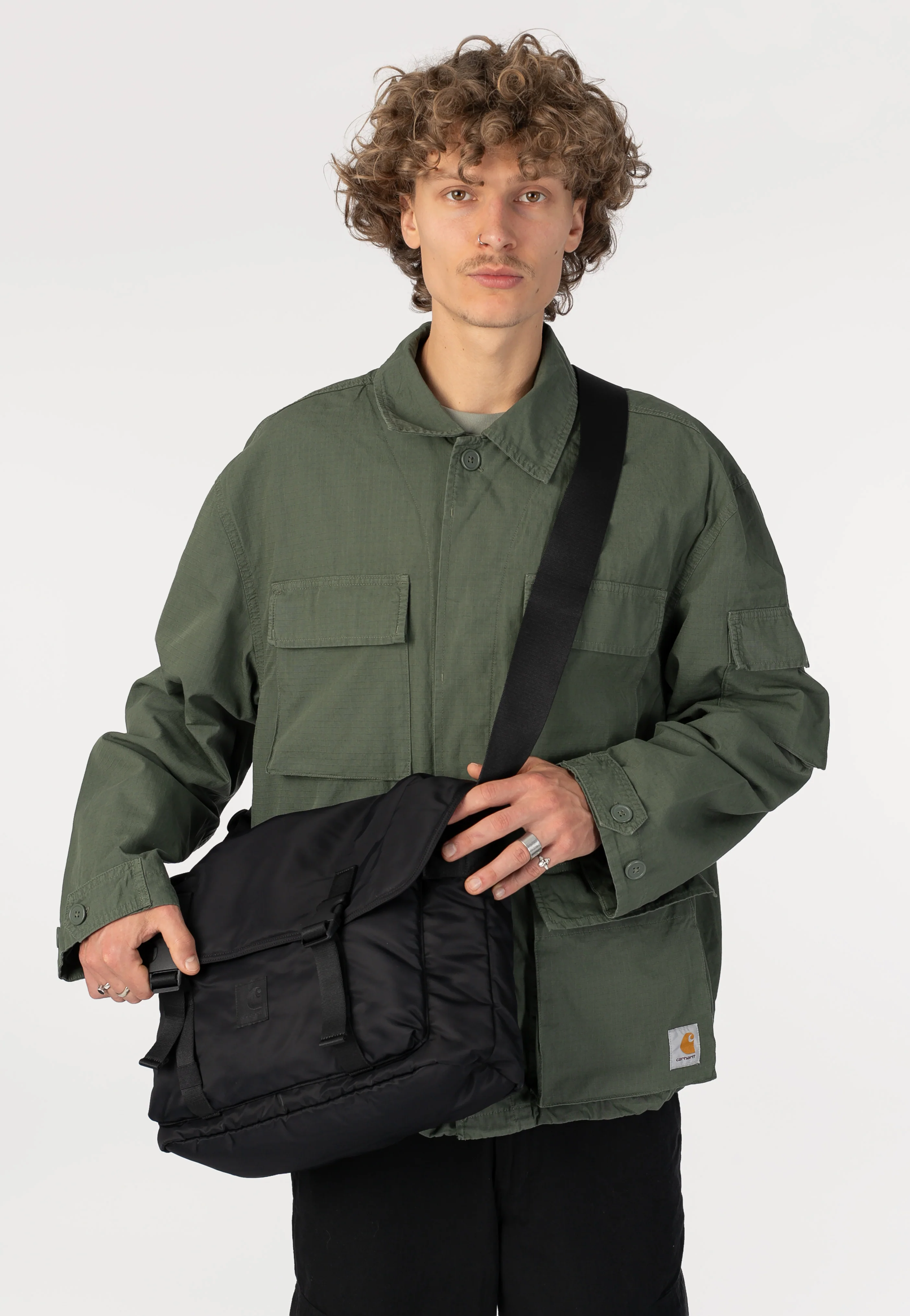 Otis Black - Messenger Bag - Image 8