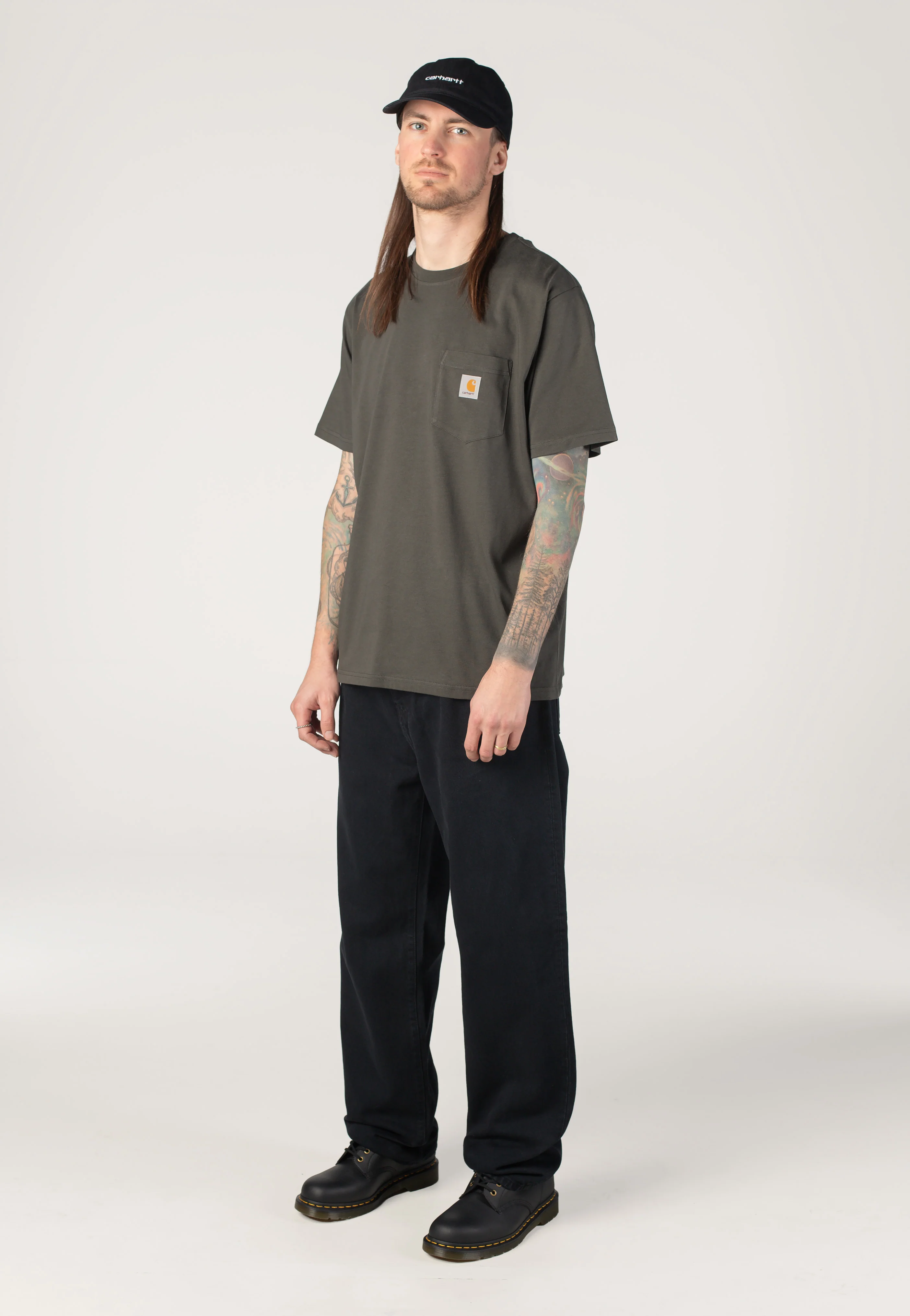 Carhartt WIP - Pocket Oxide Green - T-Shirt - Image 3