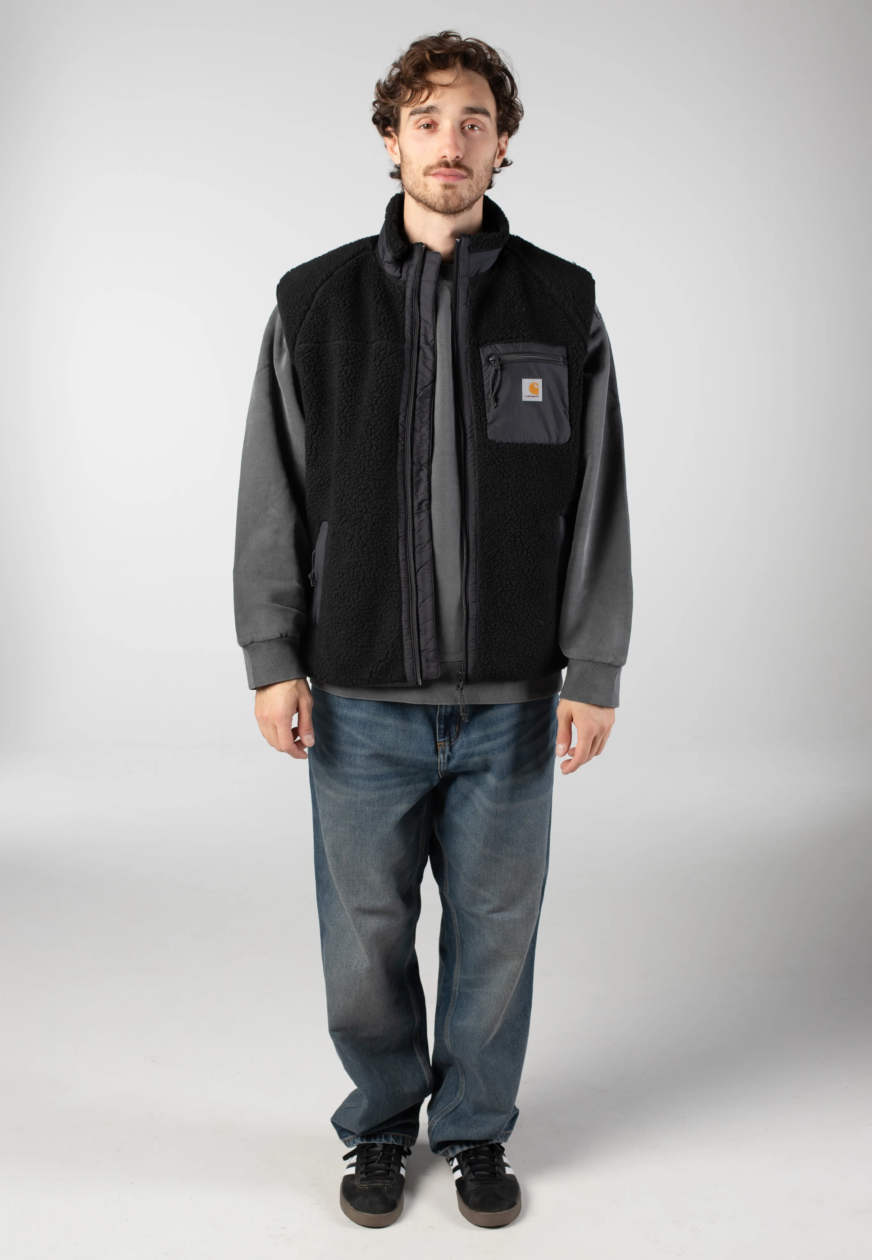 Carhartt WIP - Prentis Vest Liner Black/Black - Vest - Image 2