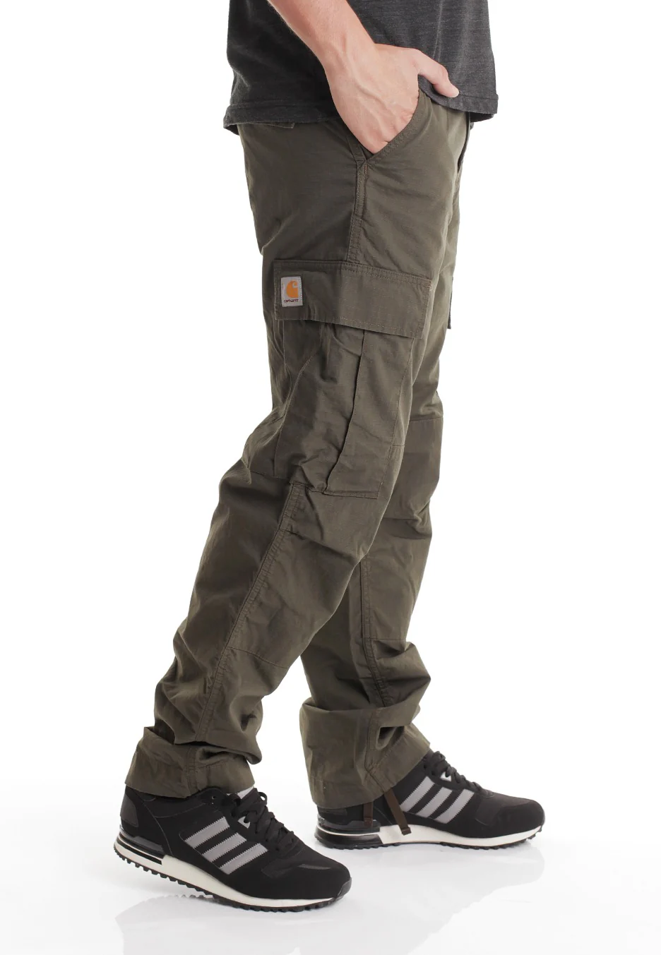 Carhartt WIP - Regular Cargo Columbia Ripstop Cypress Rinsed - Pants - Image 3