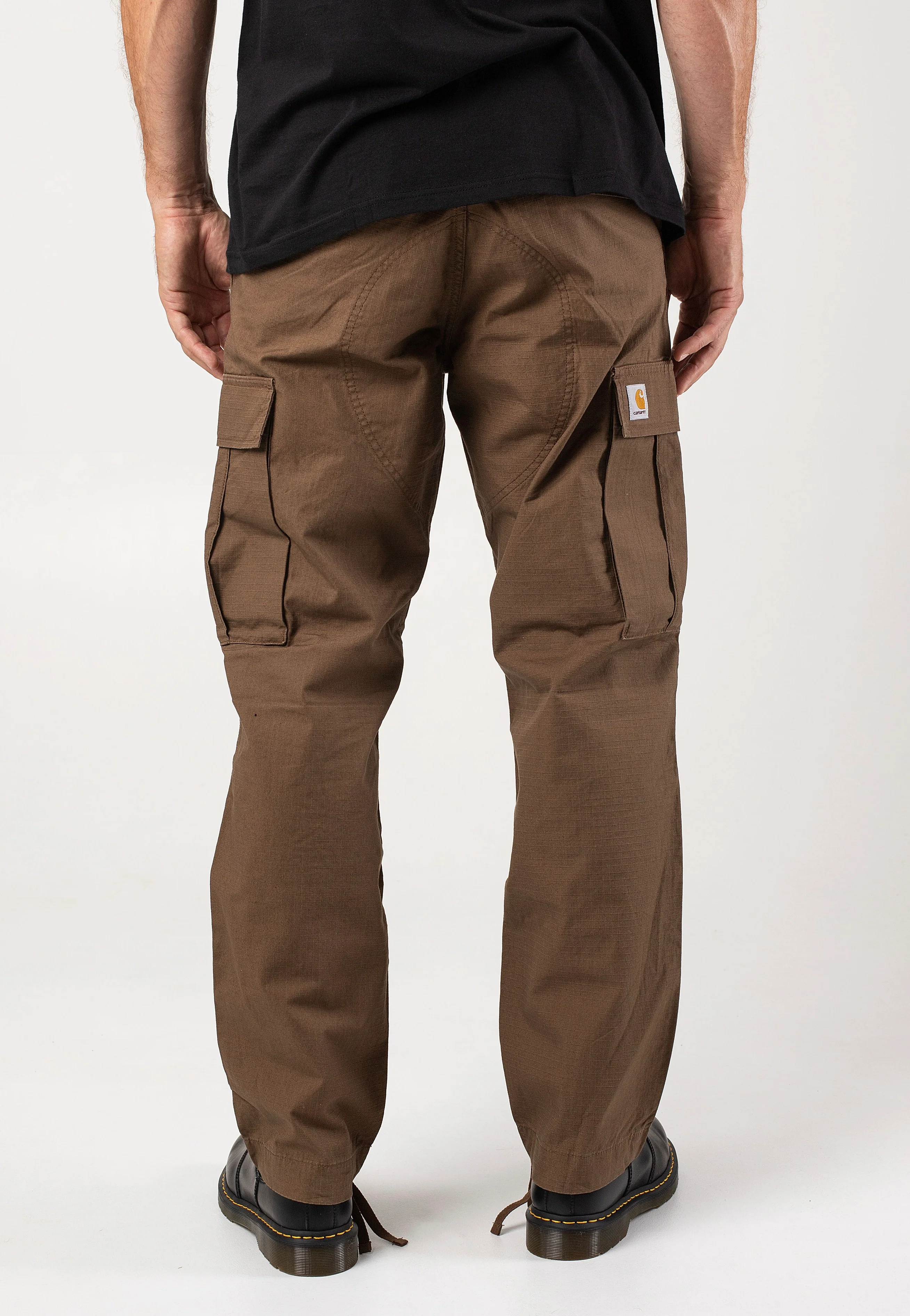 Carhartt WIP - Regular Cargo Rinsed Chocolate - Pants - Image 5
