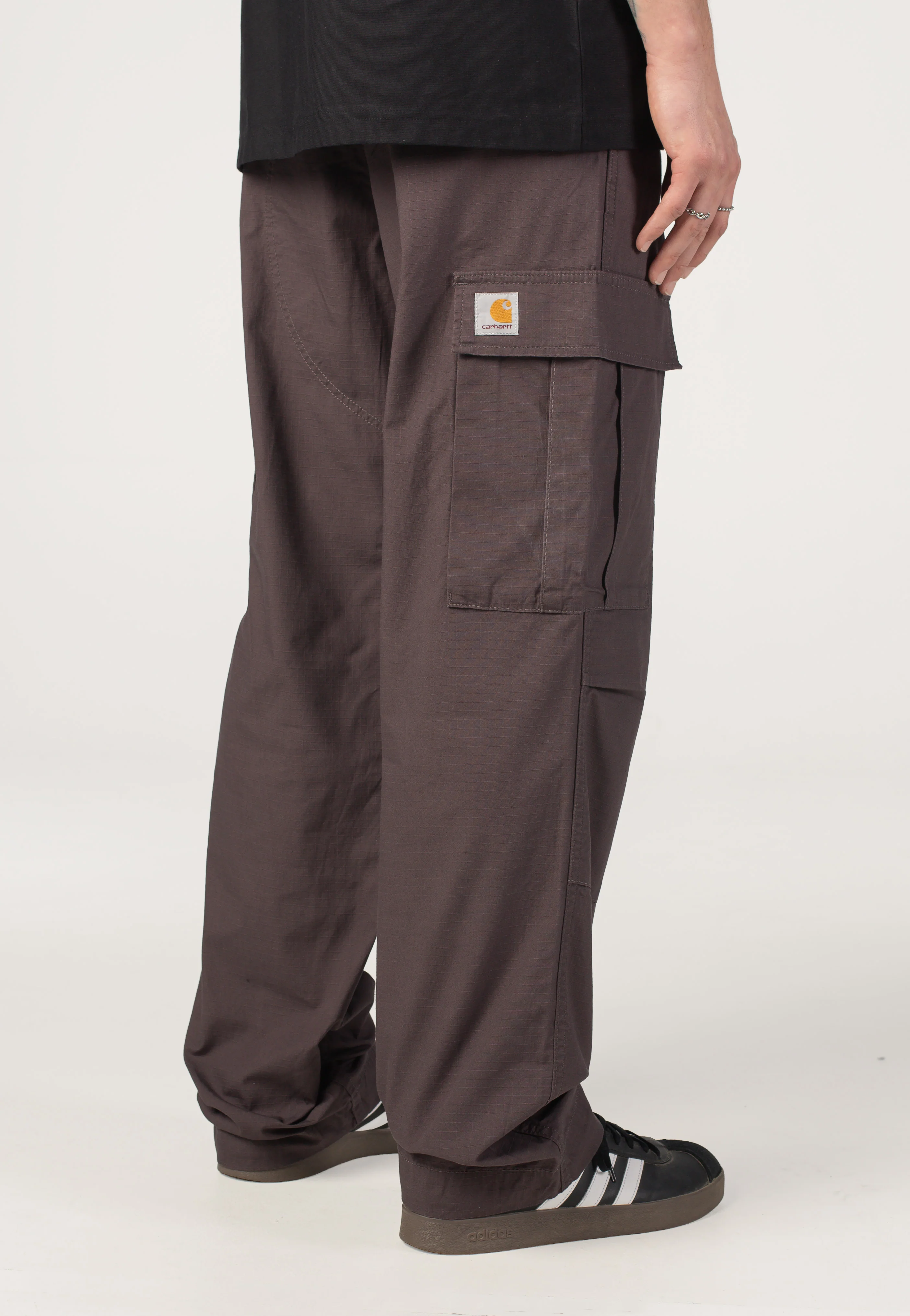 Carhartt WIP - Regular Cargo Rinsed Shale - Pants - Image 5