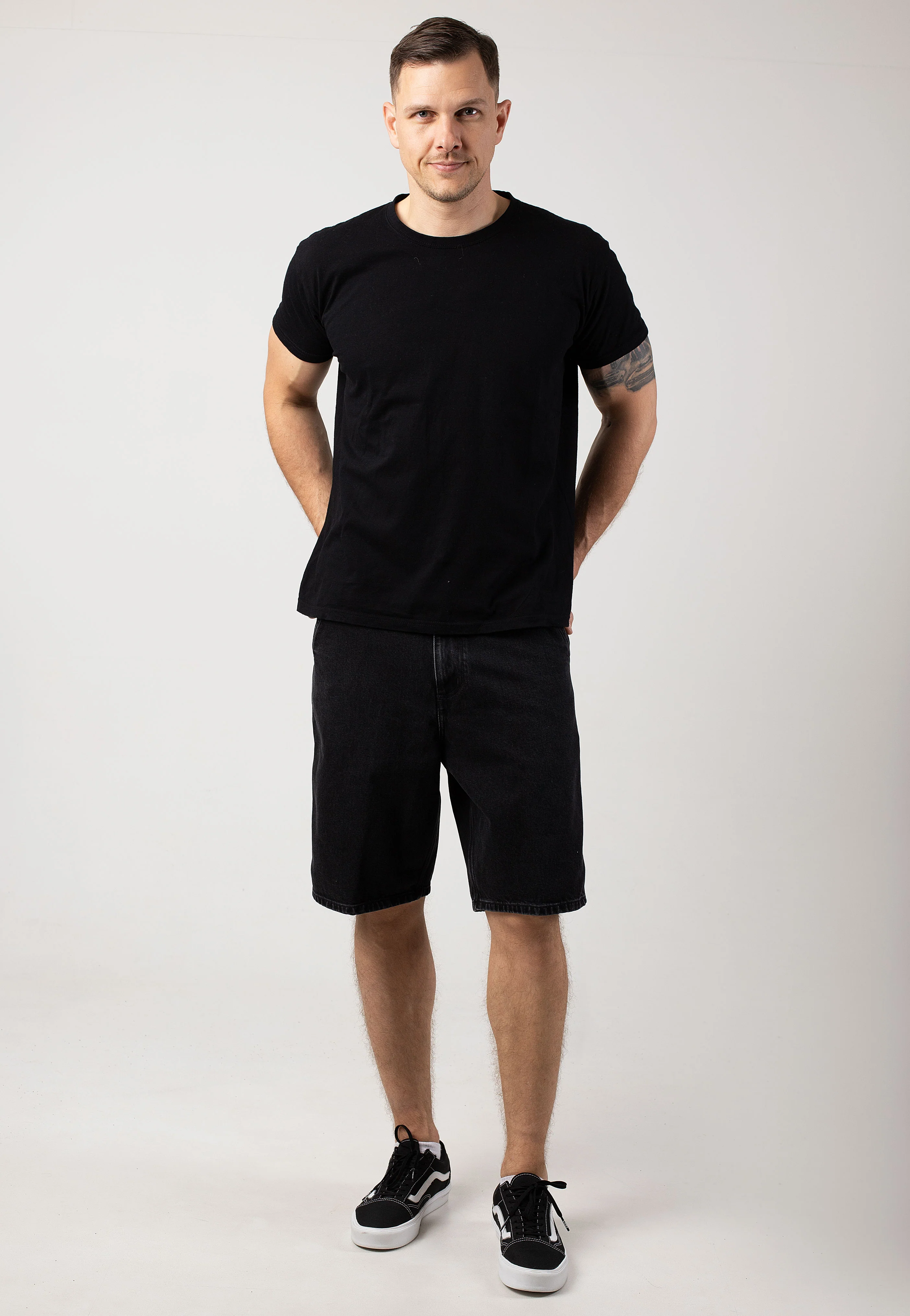Carhartt WIP - Single Knee Stone Washed Black - Shorts - Image 2