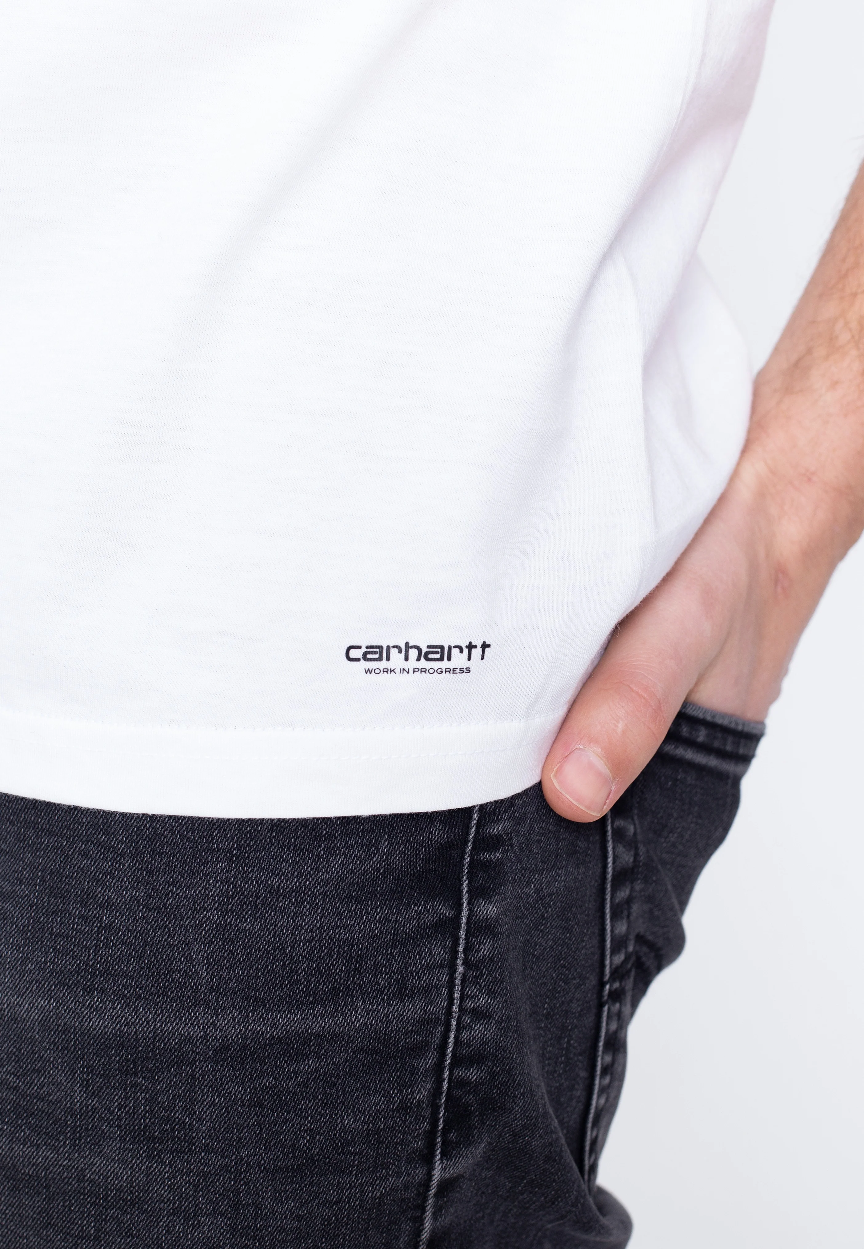 Carhartt WIP - Standard Crew Neck Pack Of 2 White/White - T-Shirt - Image 5