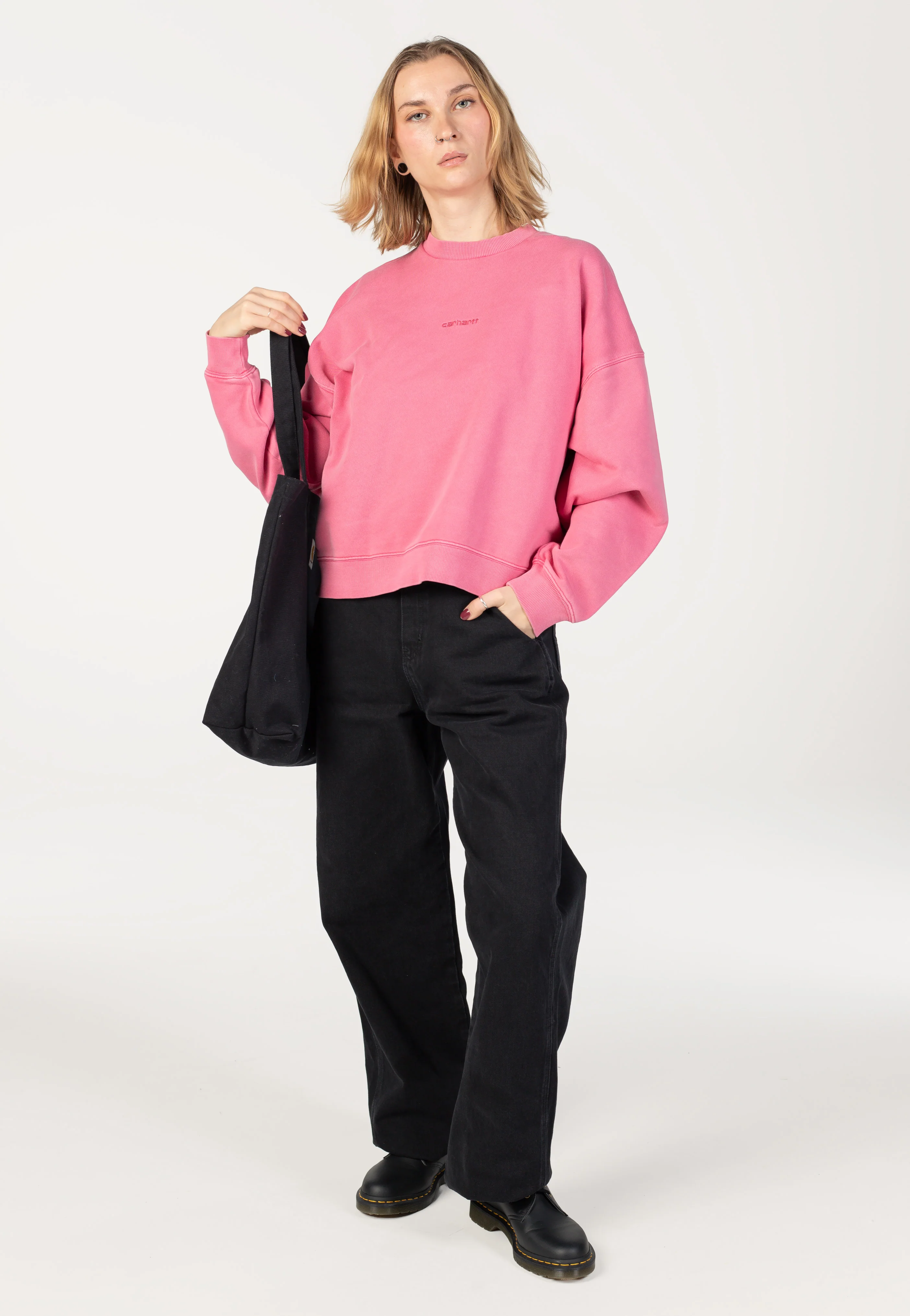 Carhartt WIP - W' Benton Garment Dyed Primrose - Sweater - Image 2