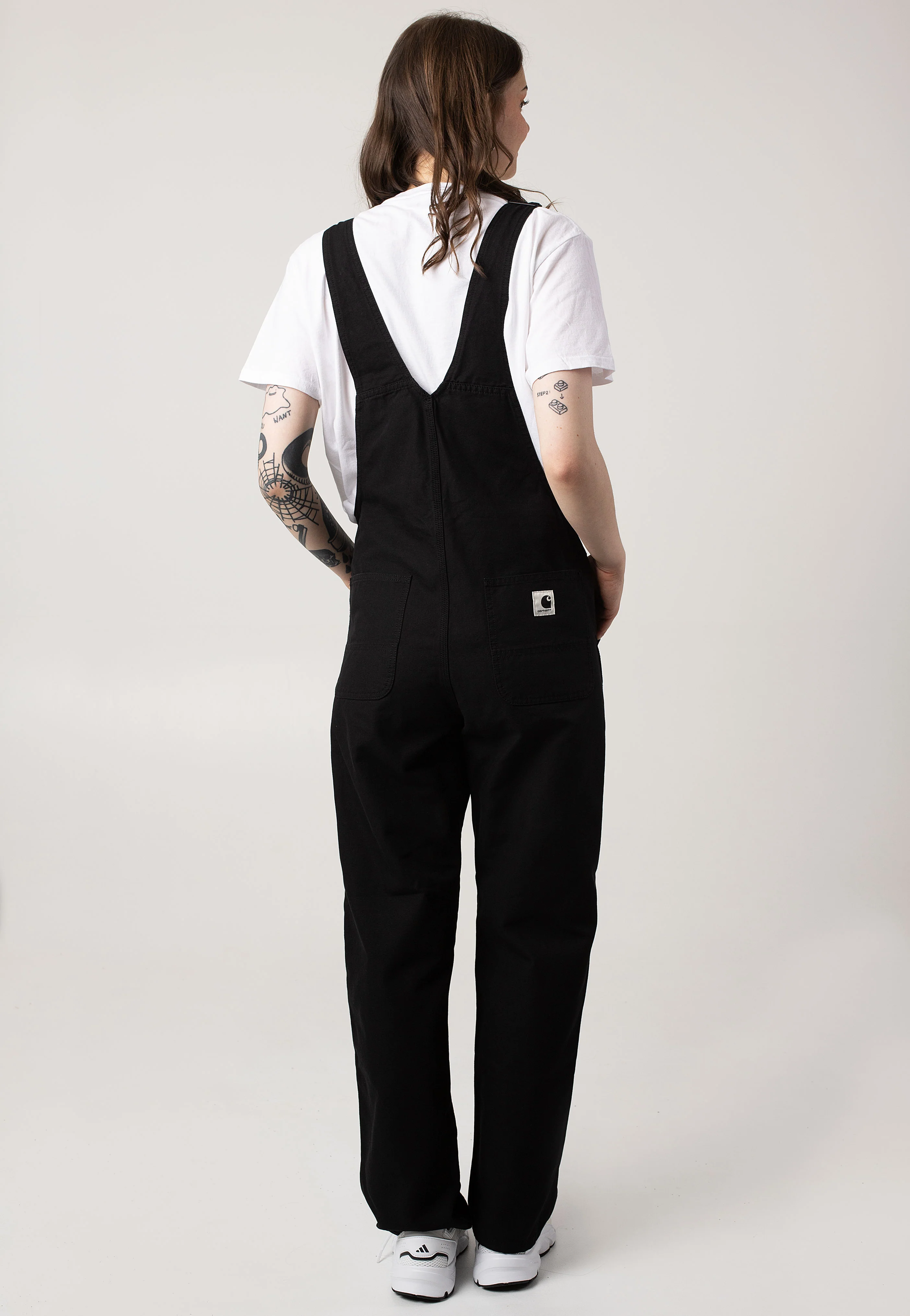 Carhartt WIP - W' Bib Overall Straight Rinsed Black - Pants - Image 7