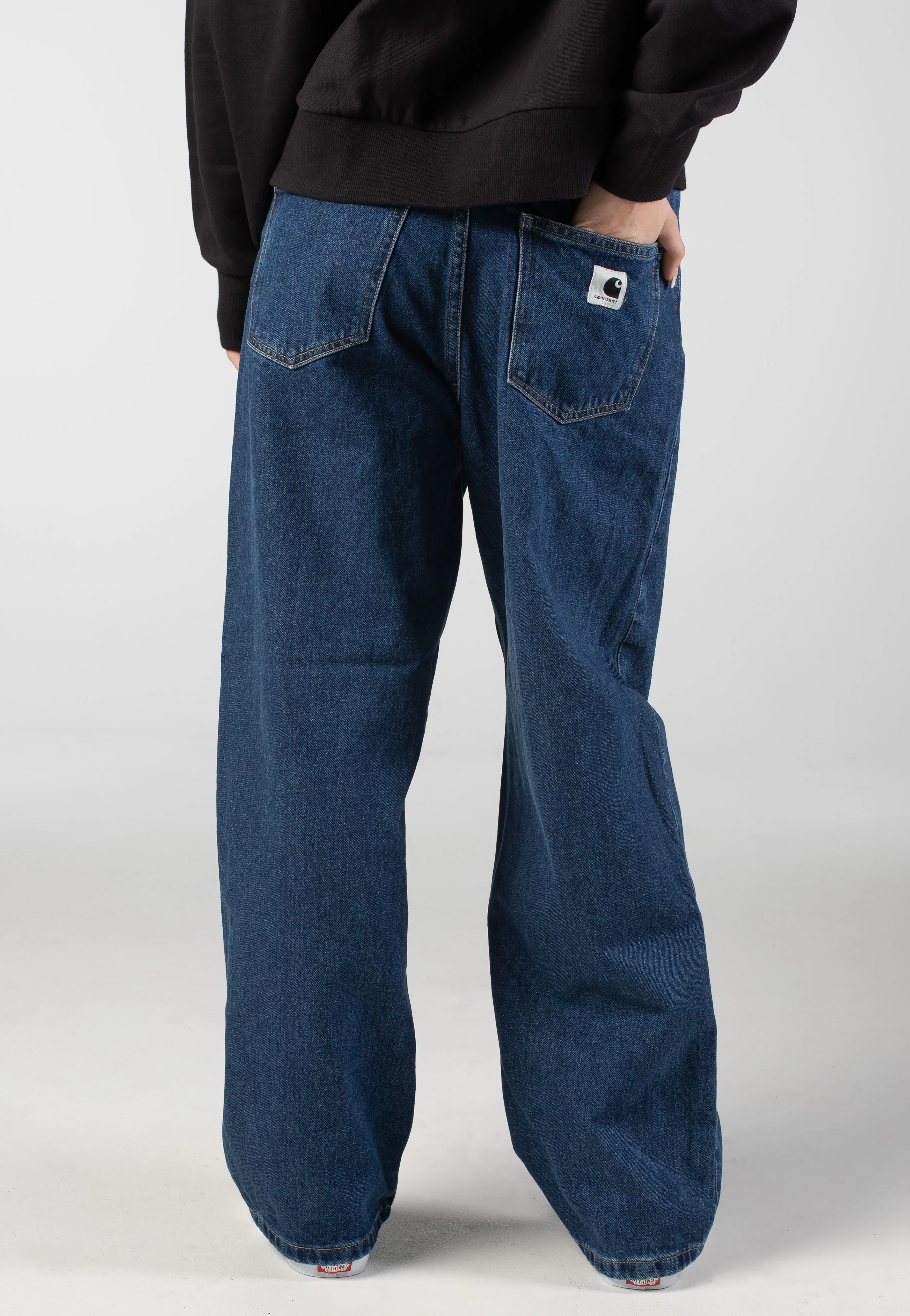 Carhartt WIP - W' Brandon Stone Washed Blue - Pants - Image 3
