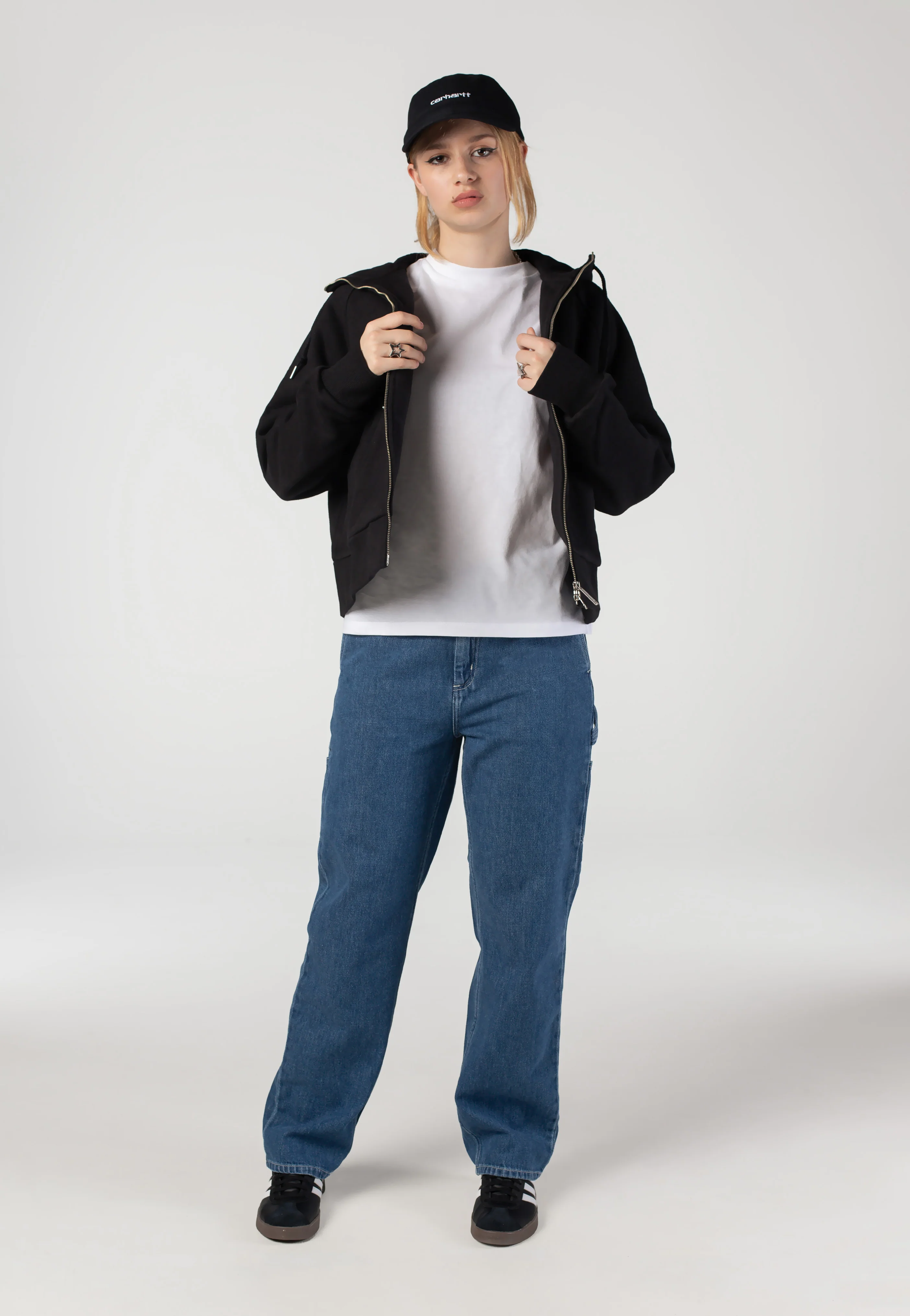 Carhartt WIP - W' Hooded Eldon Black - Jacket - Image 2
