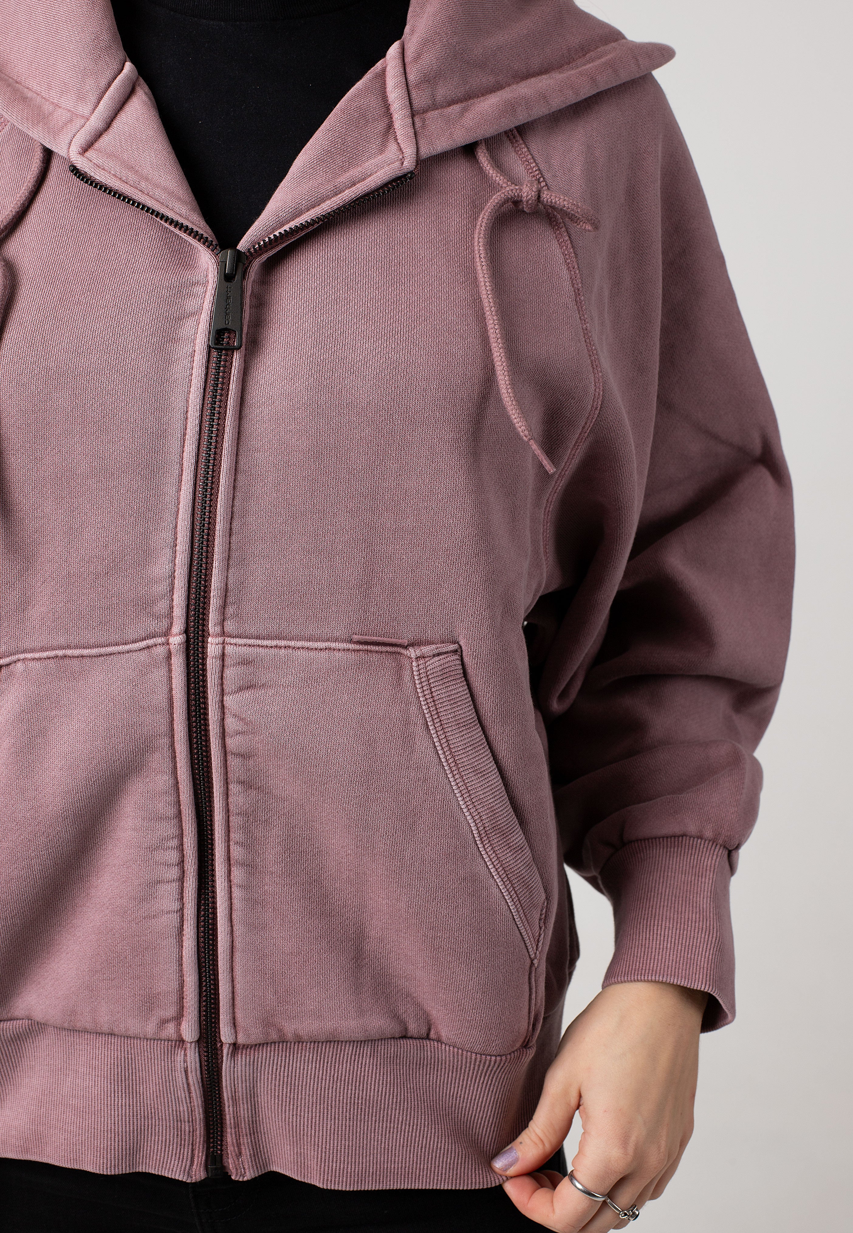 Carhartt WIP - W' Hooded Taos Garment Dyed Daphne - Zipper - Image 4