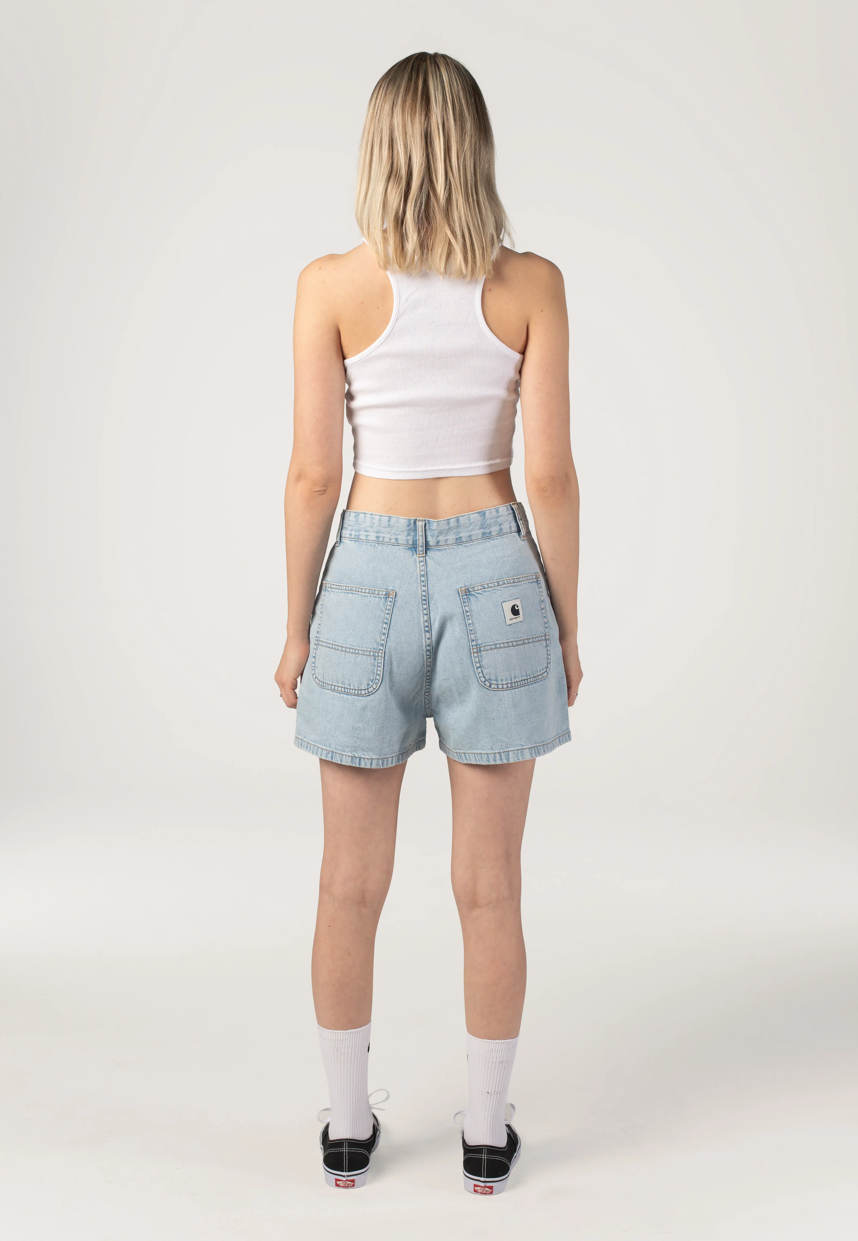 Carhartt WIP - W' Lova Stone Bleached Blue - Shorts - Image 2