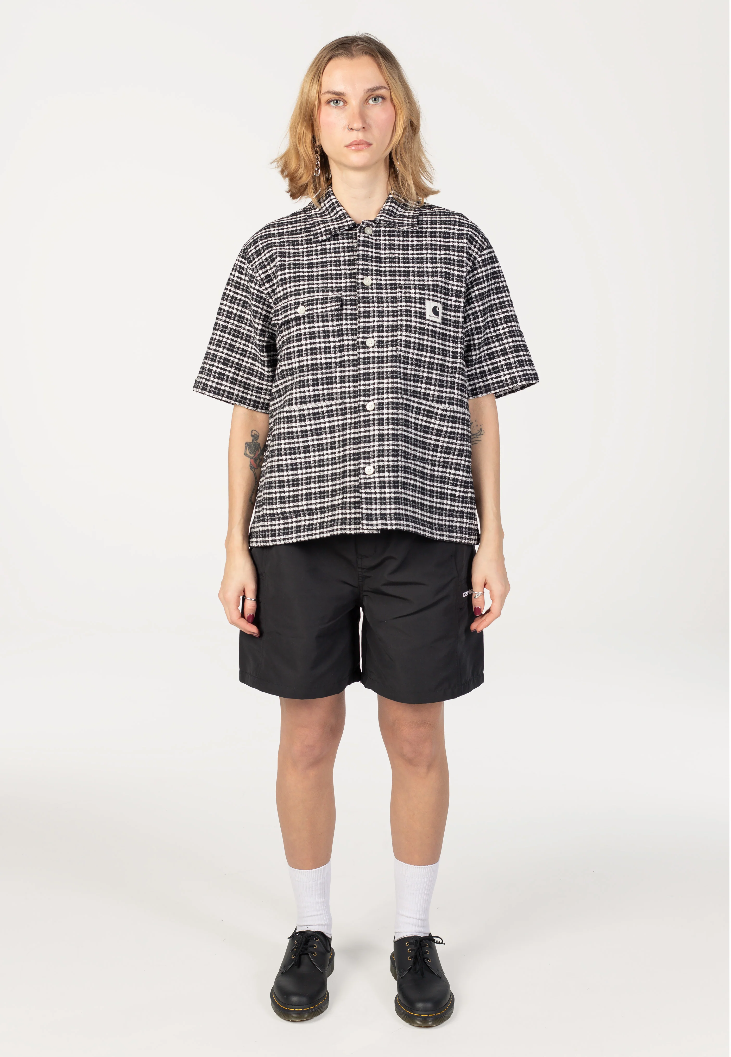 Carhartt WIP - W' Michigan Kander Check/Black - Shirt - Image 6