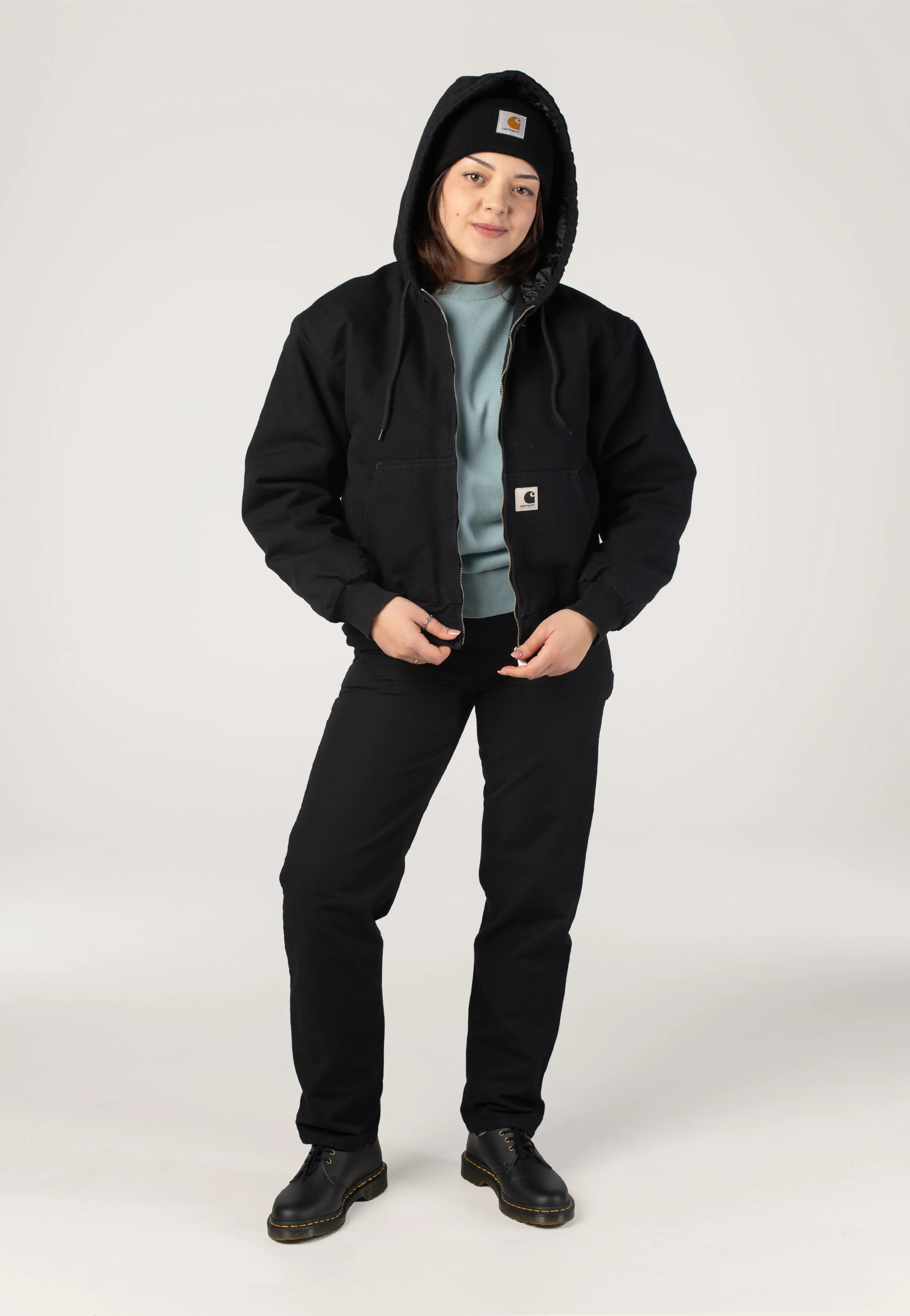 Carhartt WIP - W' Og Active Rinsed Black - Jacket - Image 2
