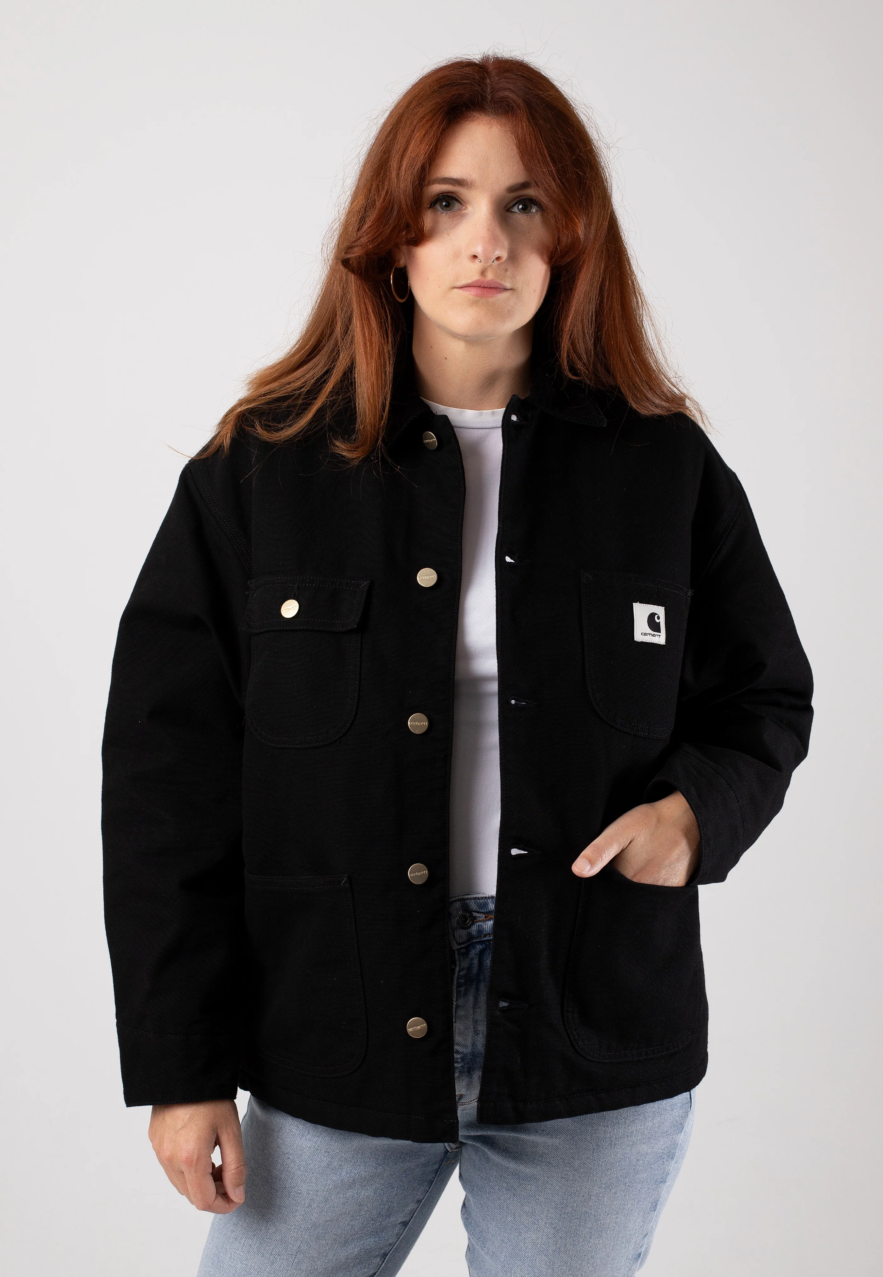 Carhartt WIP - W' Og Michigan Rinsed Black/Black - Jacket - Image 2
