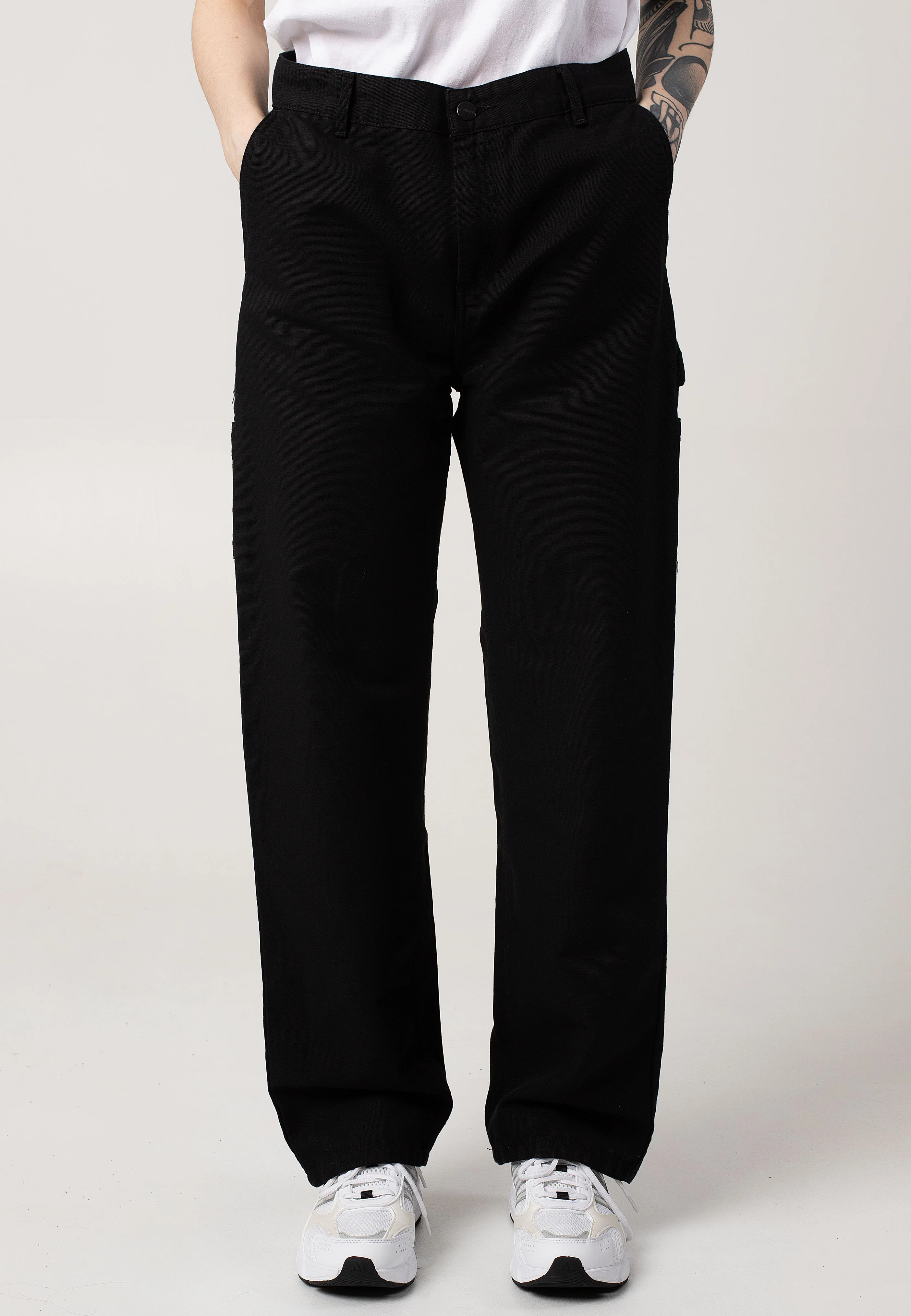 Carhartt WIP - W' Pierce Straight Rinsed Black - Pants - Image 5