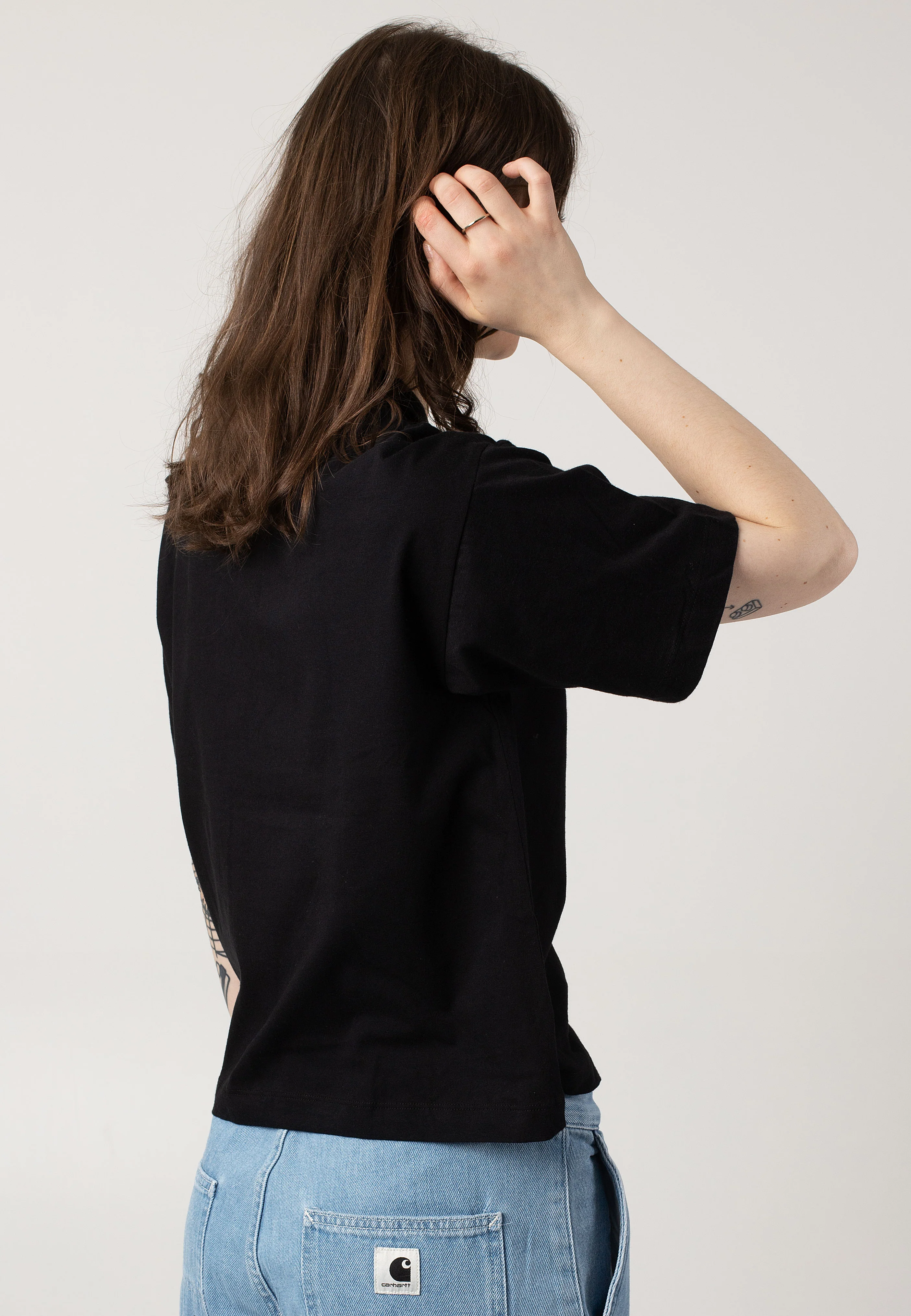 Carhartt WIP - W' Pierce Straight Stone Bleached Blue - Jeans - Image 3