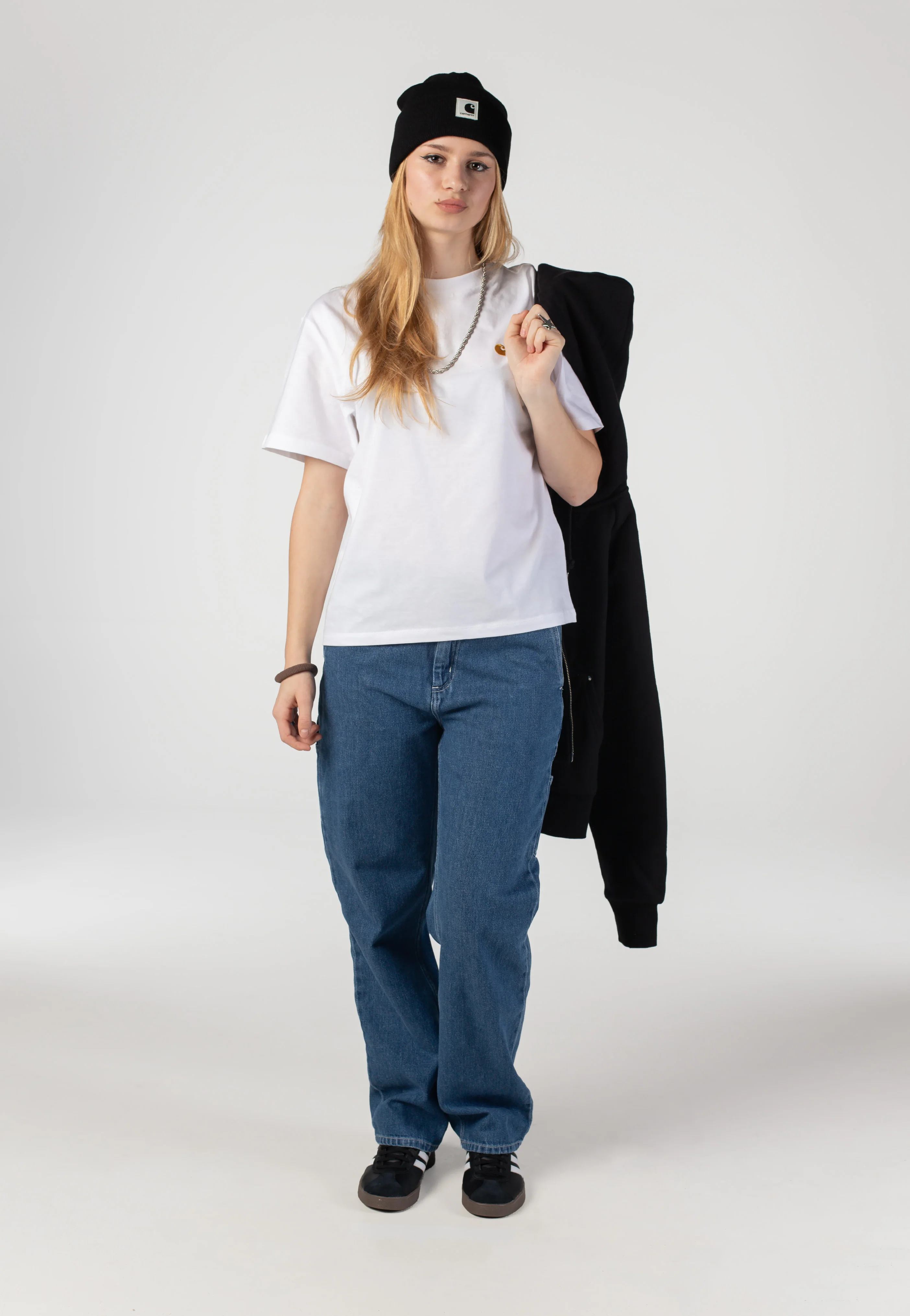 Carhartt WIP - W' Pierce Straight Stone Washed Blue - Jeans - Image 2