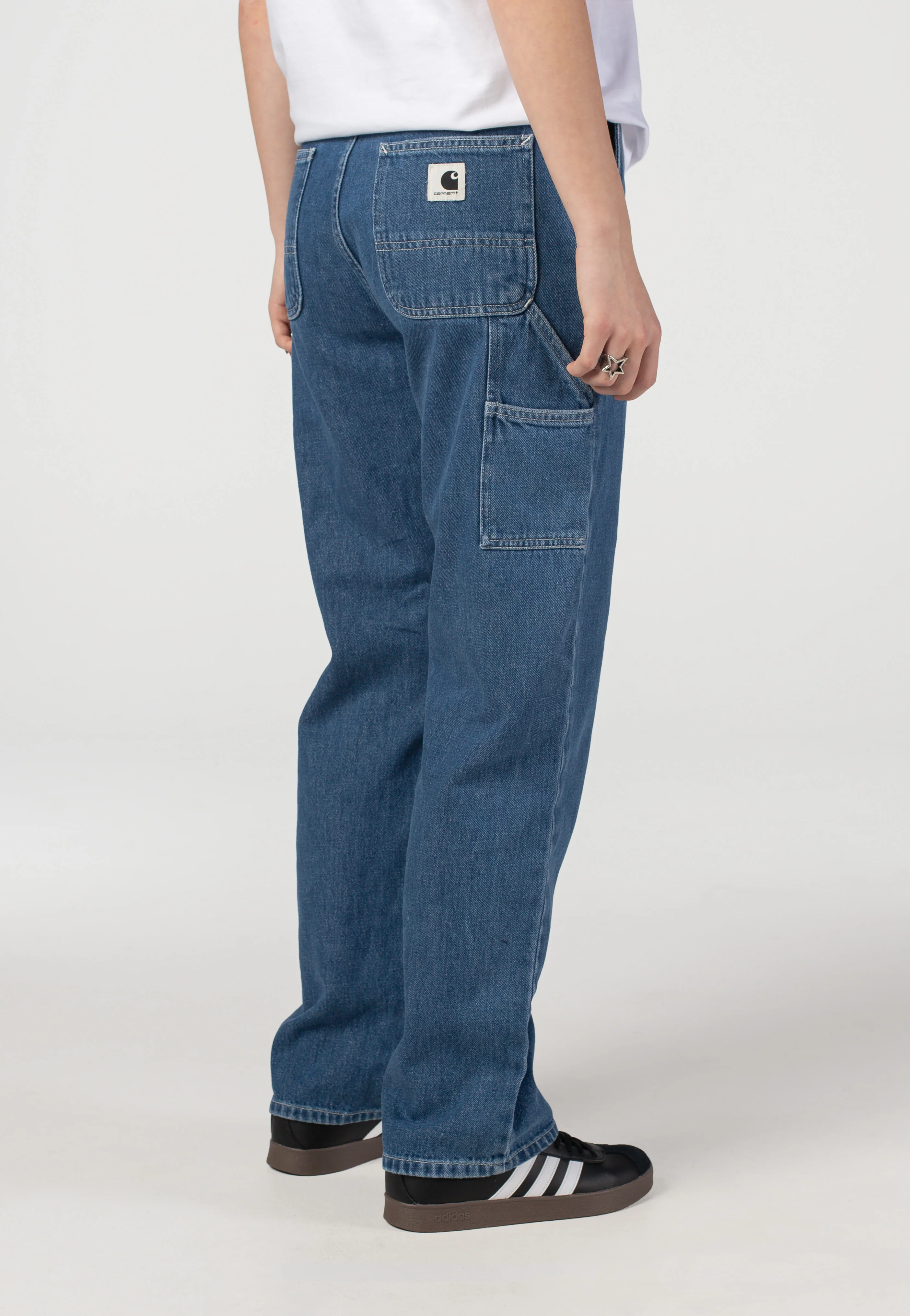 Carhartt WIP - W' Pierce Straight Stone Washed Blue - Jeans - Image 7