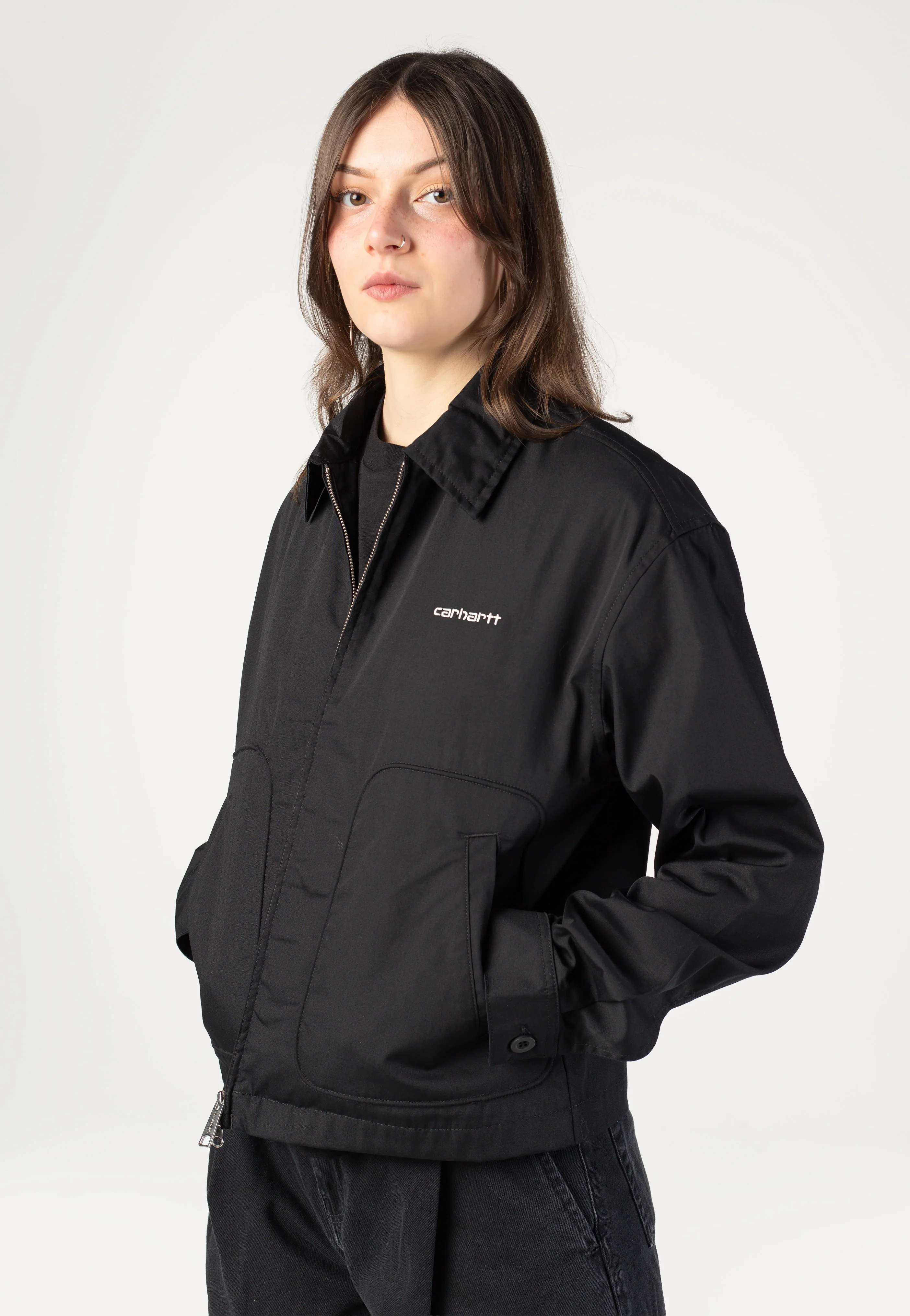 Carhartt WIP - W' Postal Black/Wax - Jacket - Image 13