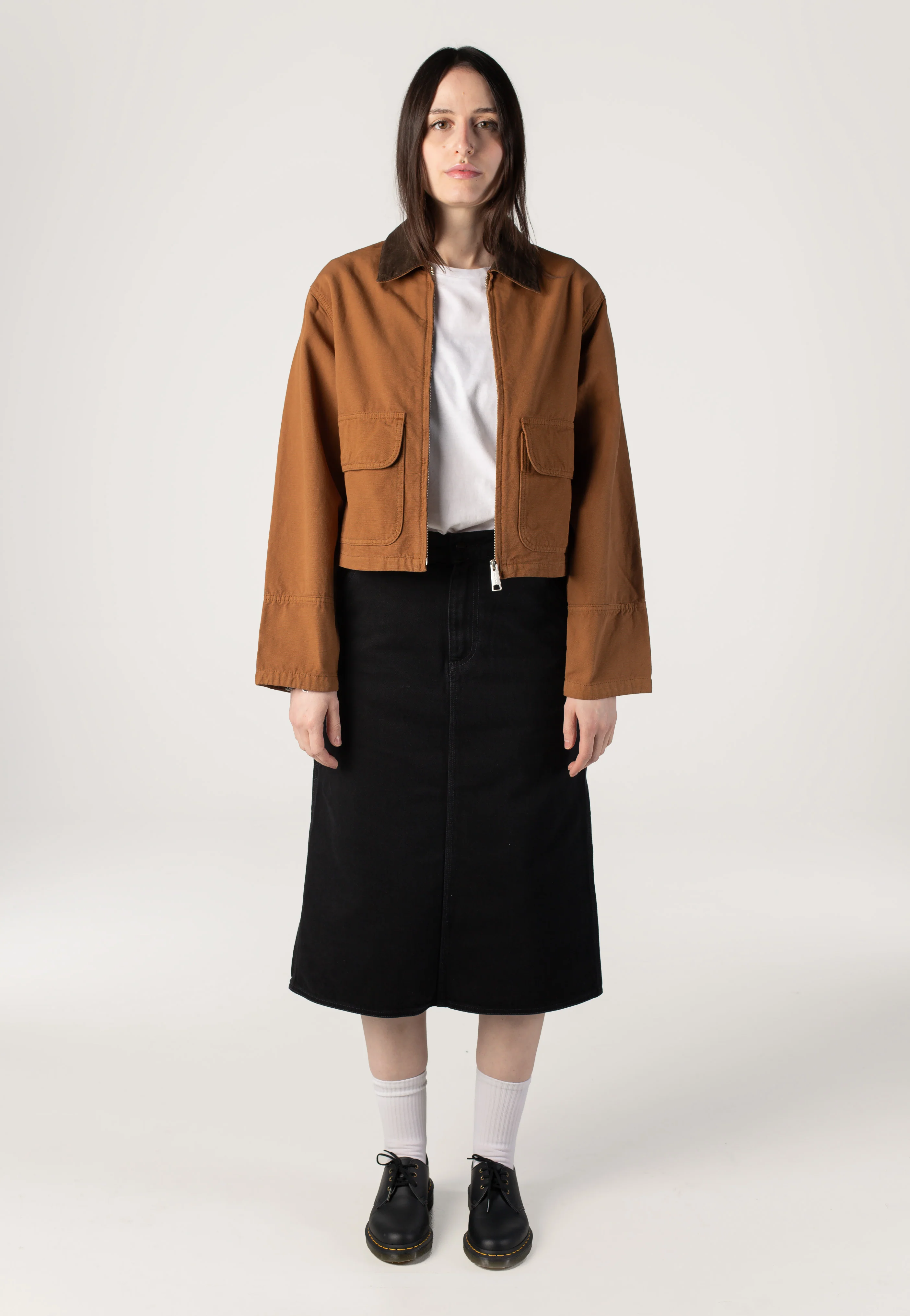 Carhartt WIP - W' Prescott Garment Dyed Hamilton Brown/Tobacco - Jacket