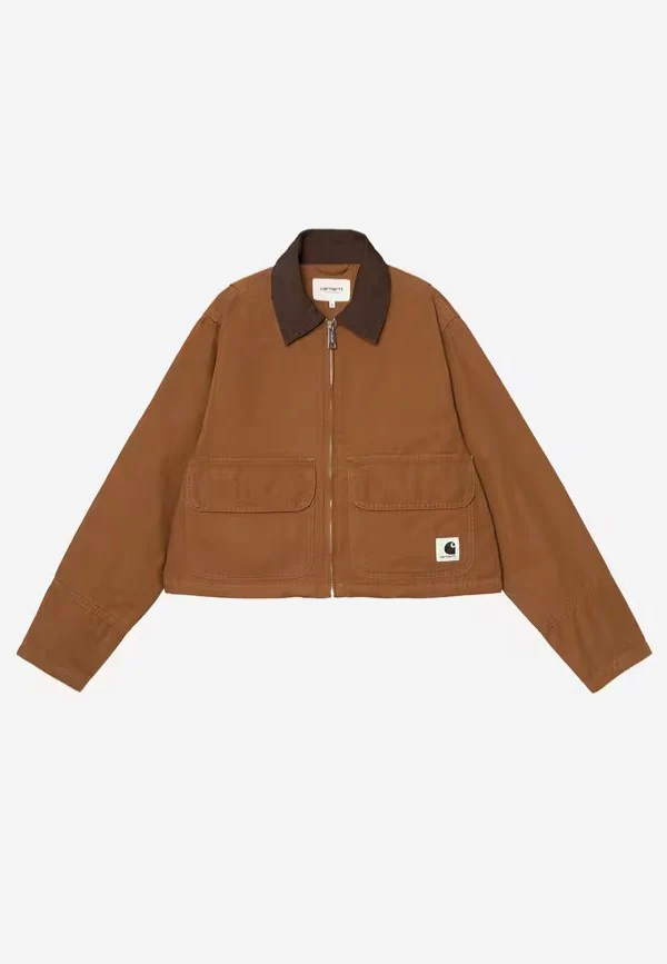 Carhartt WIP - W' Prescott Garment Dyed Hamilton Brown/Tobacco - Jacket - Image 11