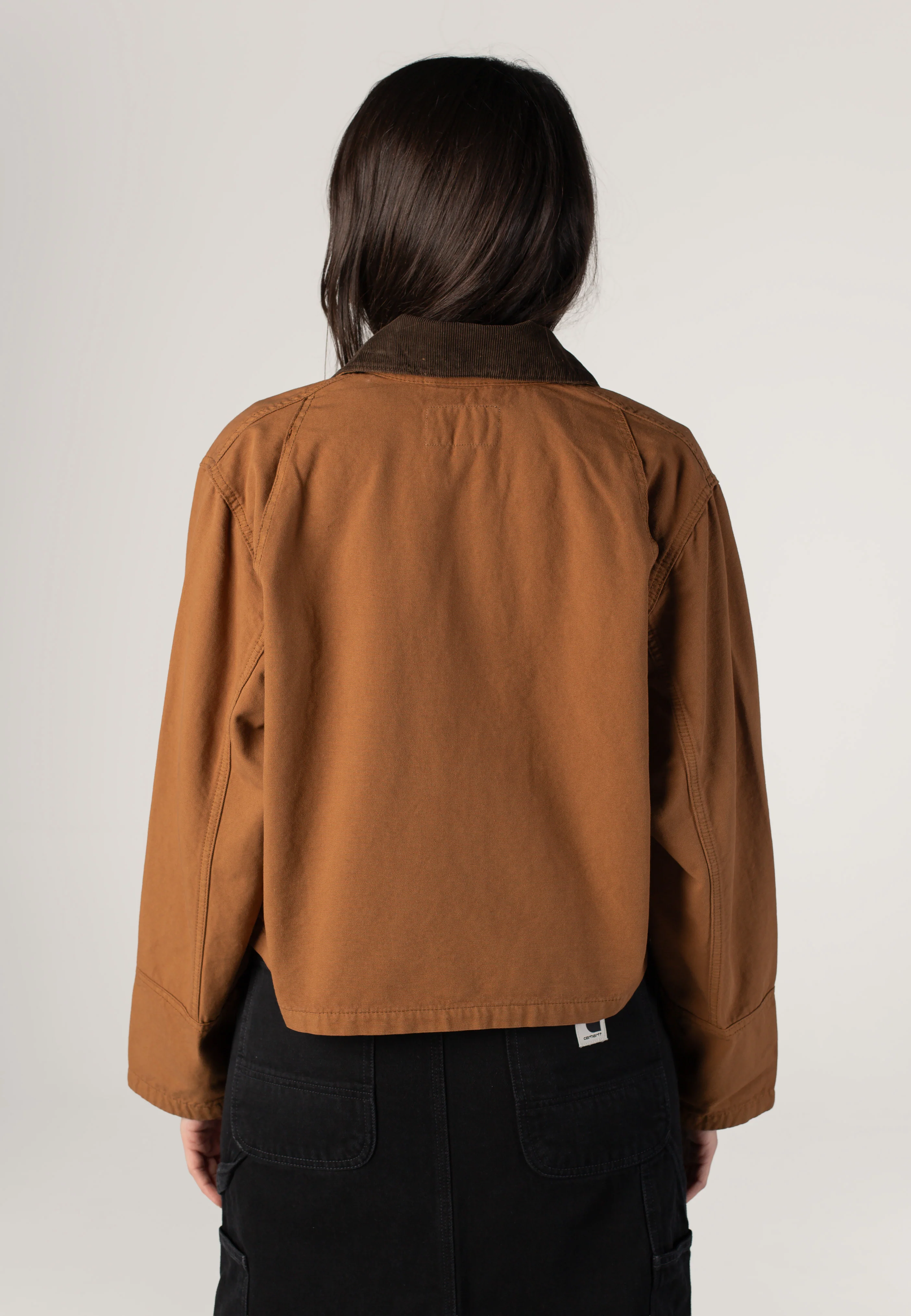 Carhartt WIP - W' Prescott Garment Dyed Hamilton Brown/Tobacco - Jacket - Image 15