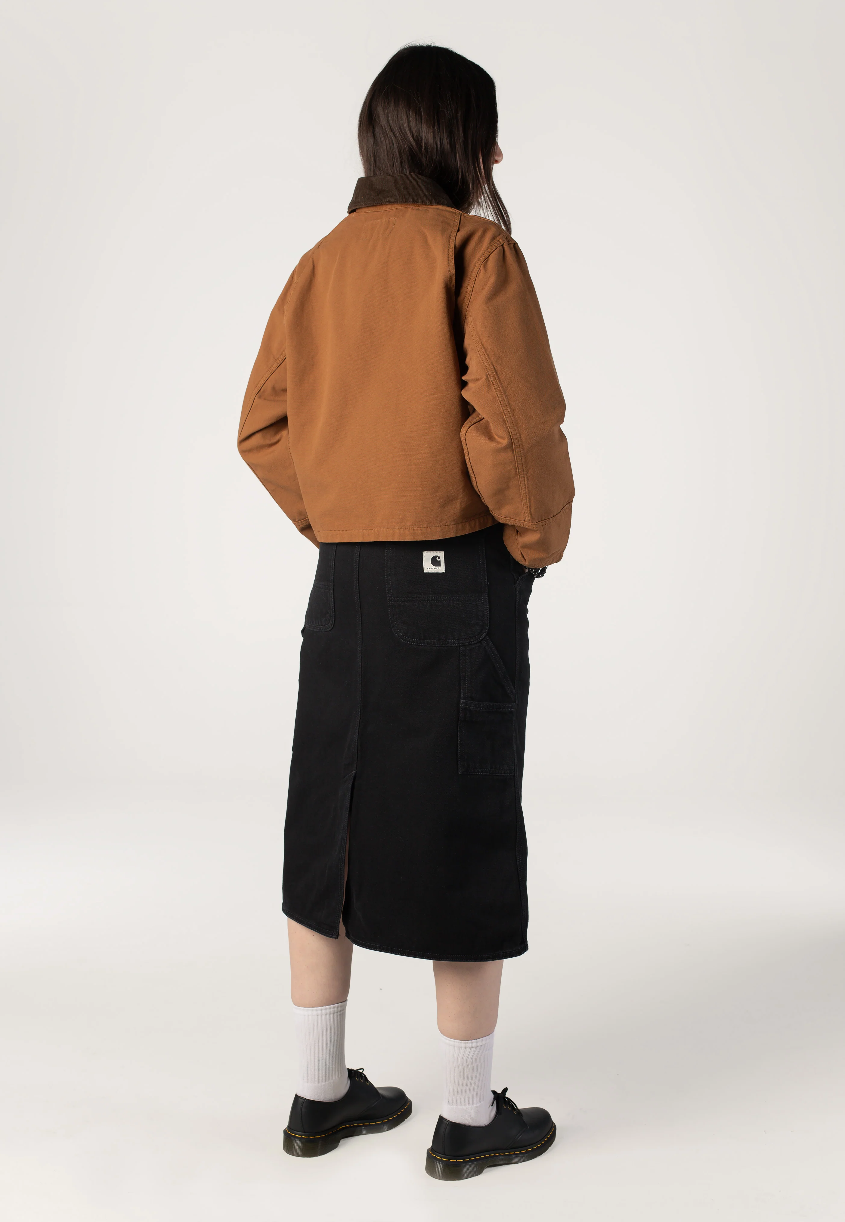 Carhartt WIP - W' Prescott Garment Dyed Hamilton Brown/Tobacco - Jacket - Image 3